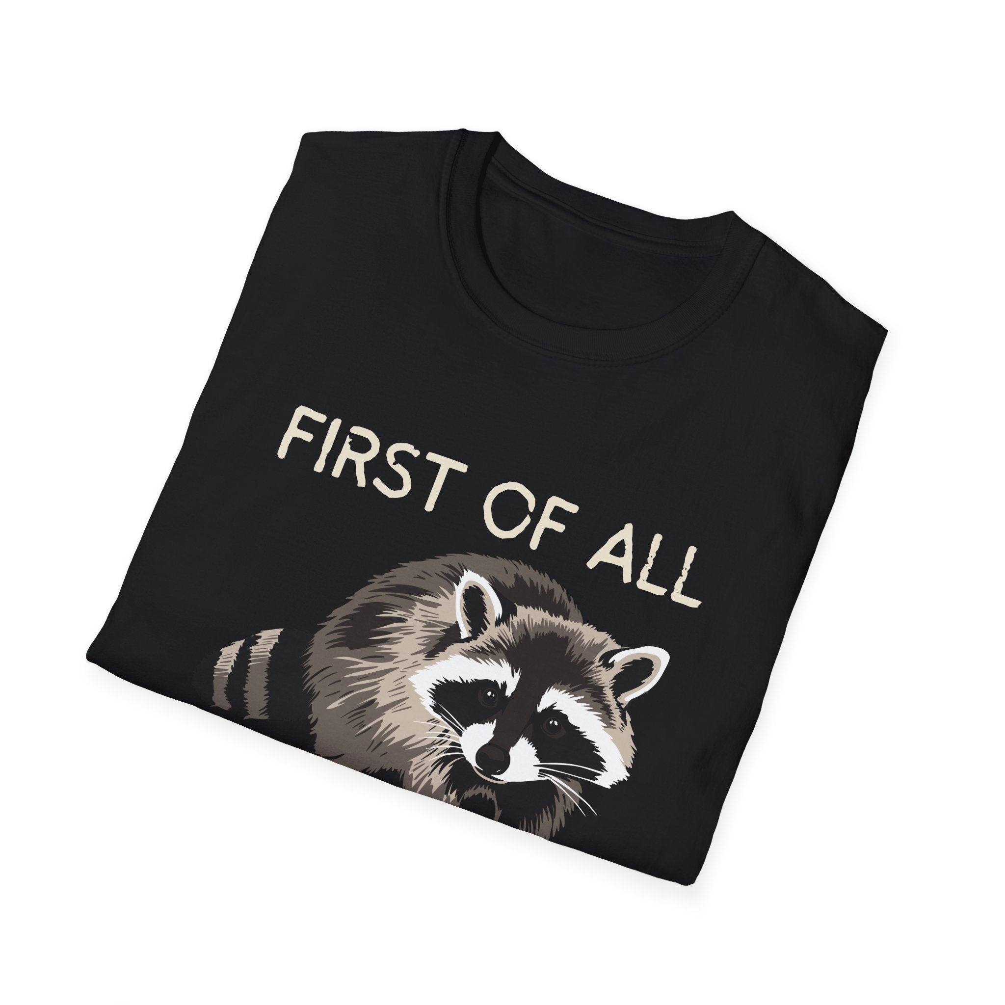 Raccoon ‘First of All I’m a Delight’ Graphic T‑Shirt