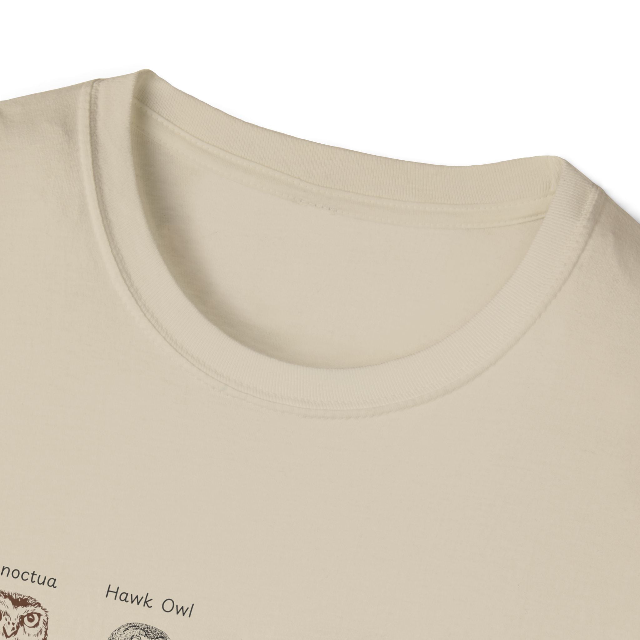 Owl Field Guide T-Shirt — Vintage Bird Illustration Tee