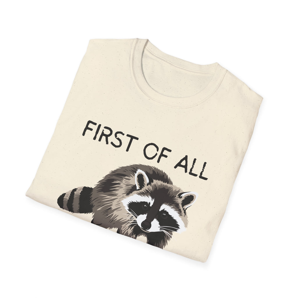 Raccoon ‘First of All I’m a Delight’ Graphic T‑Shirt
