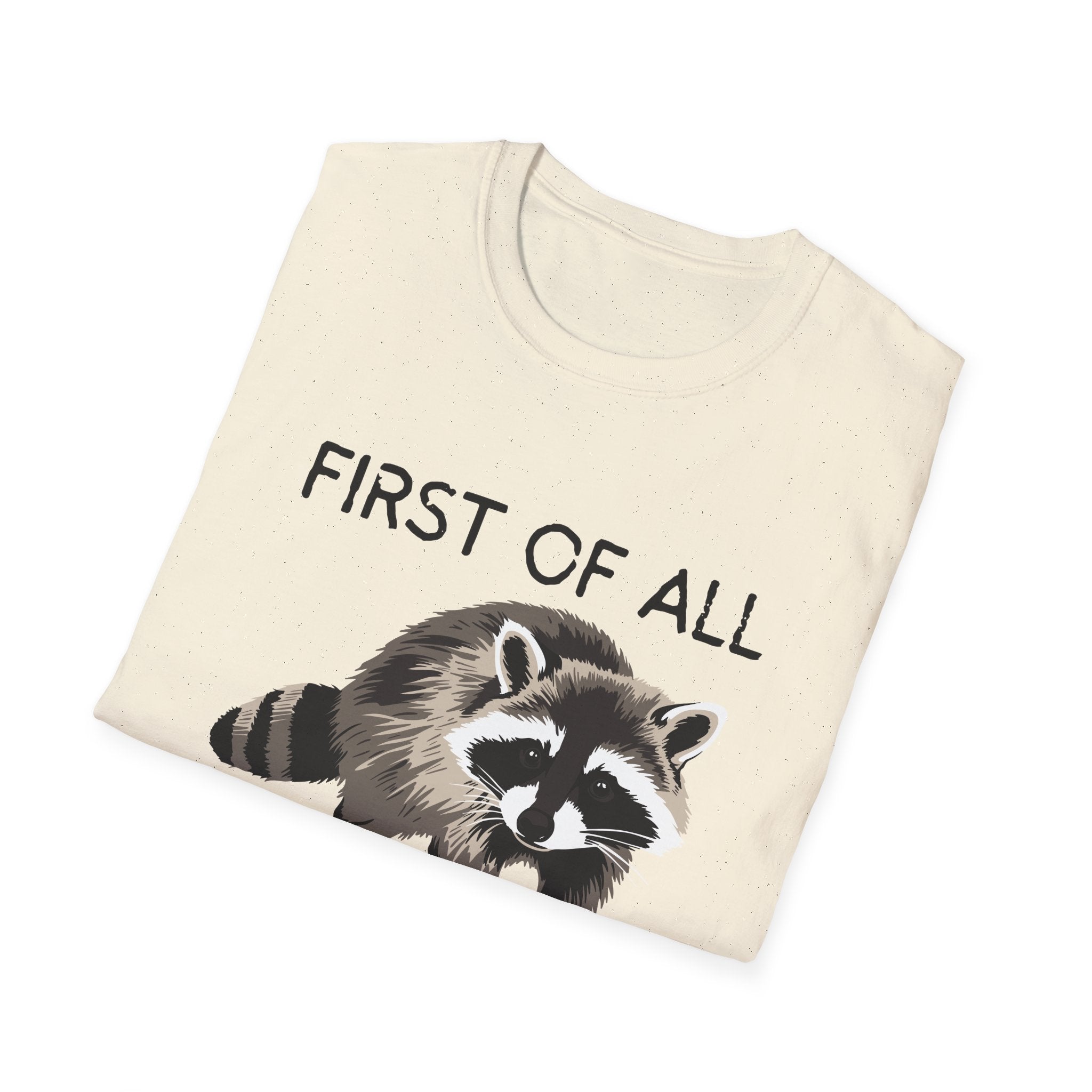 Raccoon ‘First of All I’m a Delight’ Graphic T‑Shirt