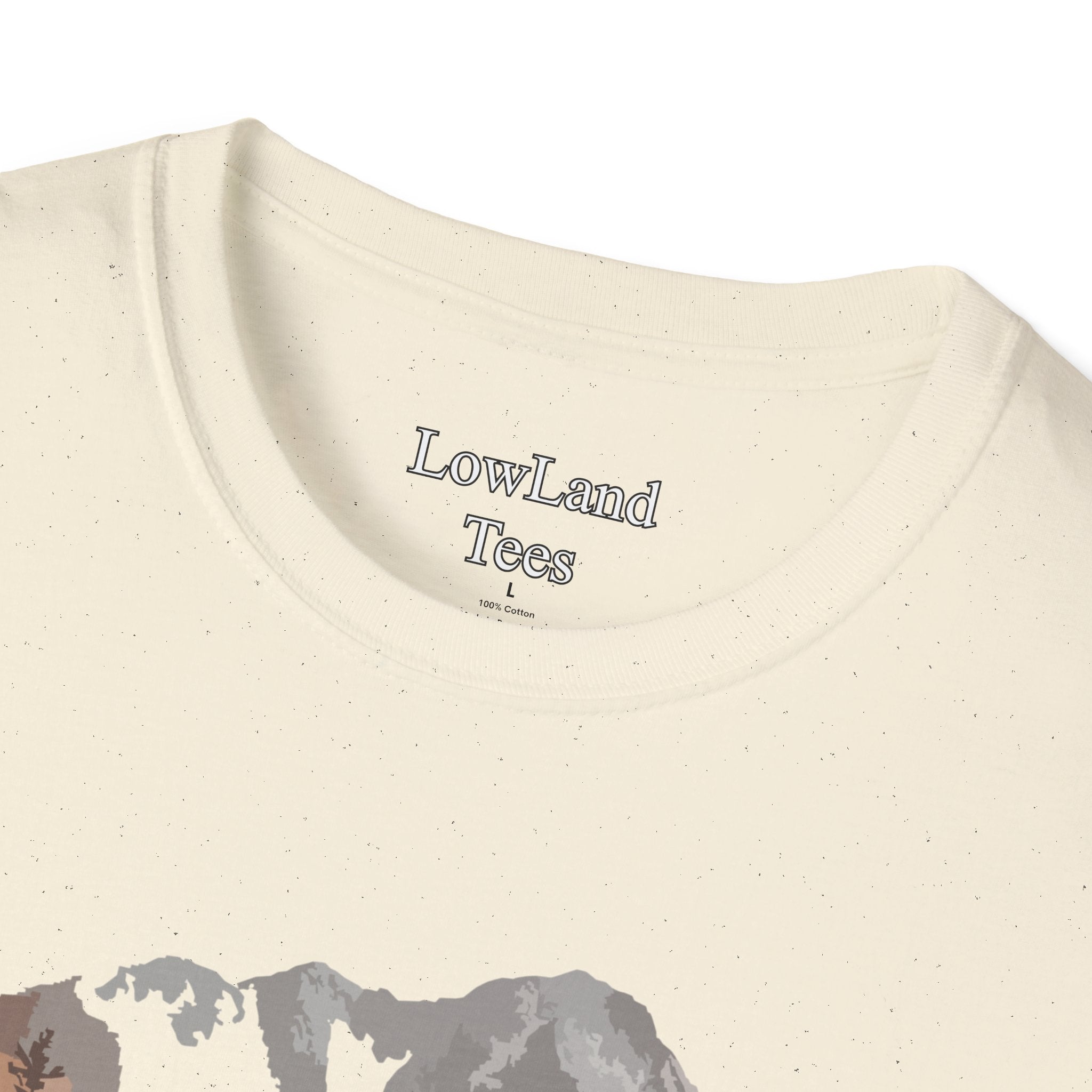 Mountain Spirit Bear T-Shirt — Double Exposure Wilderness Nature Tee