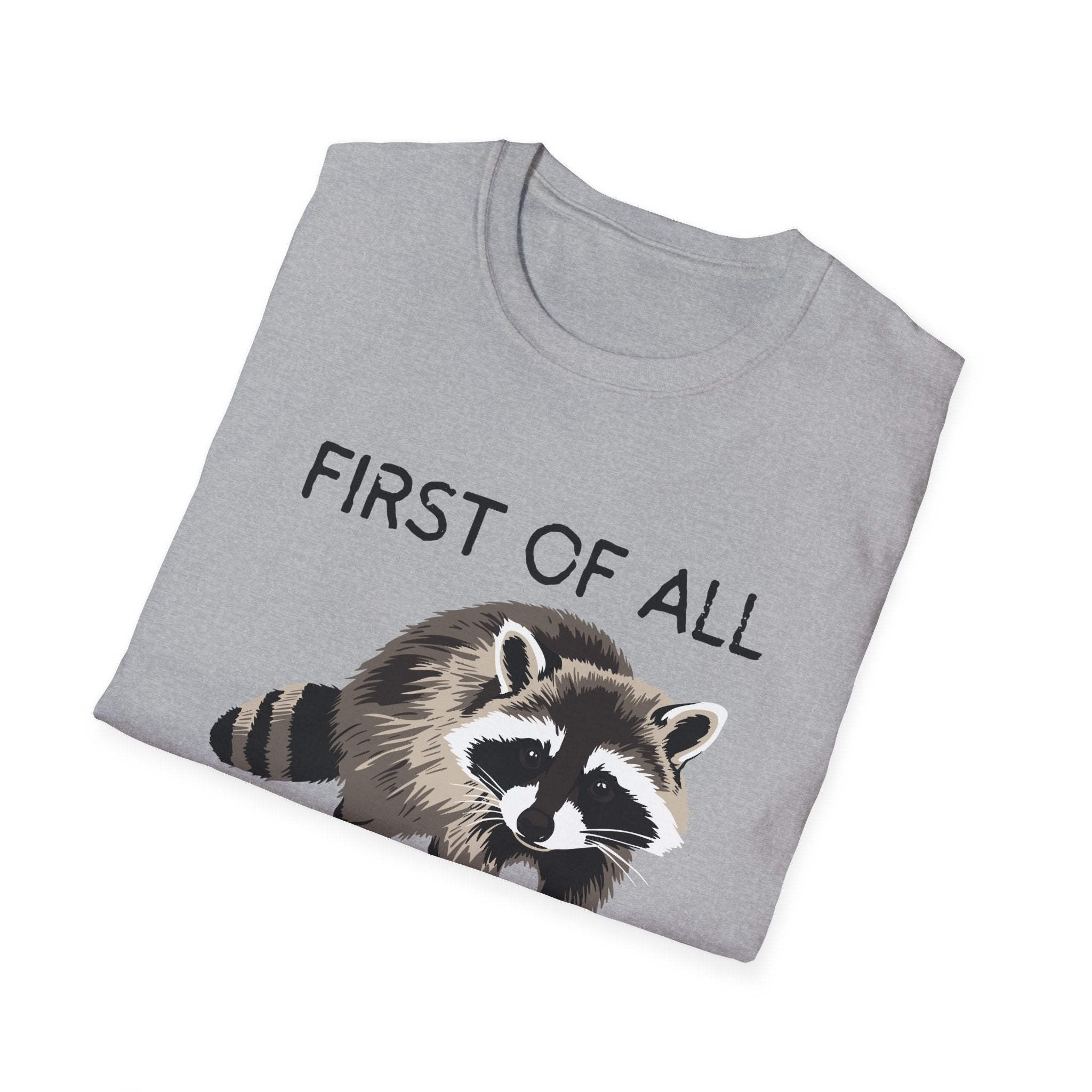 Raccoon ‘First of All I’m a Delight’ Graphic T‑Shirt