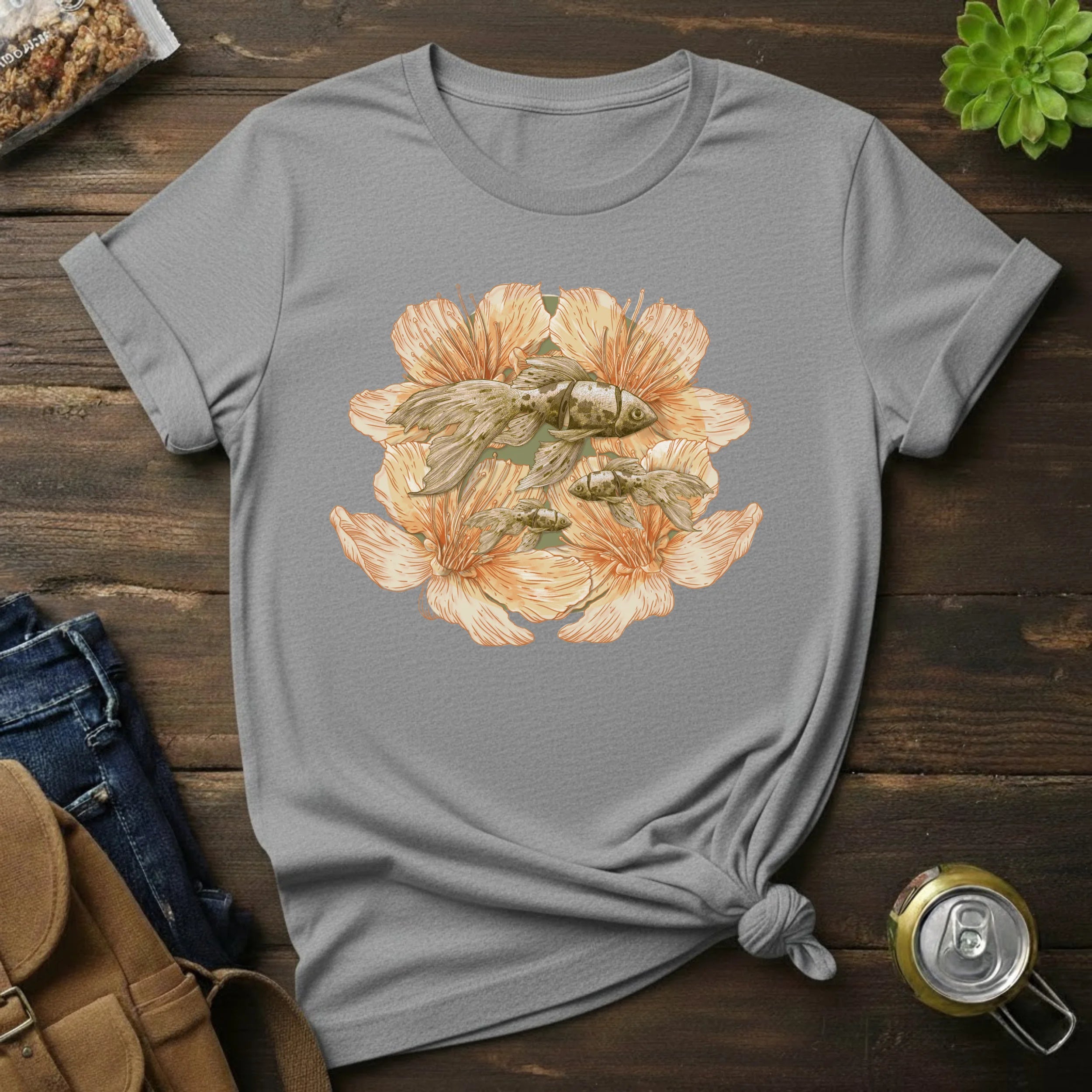 Vintage Poppy Floral T-Shirt