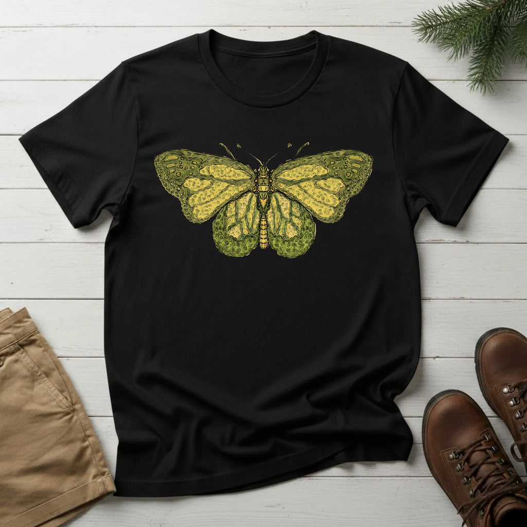 Vintage Yellow Butterfly T-Shirt