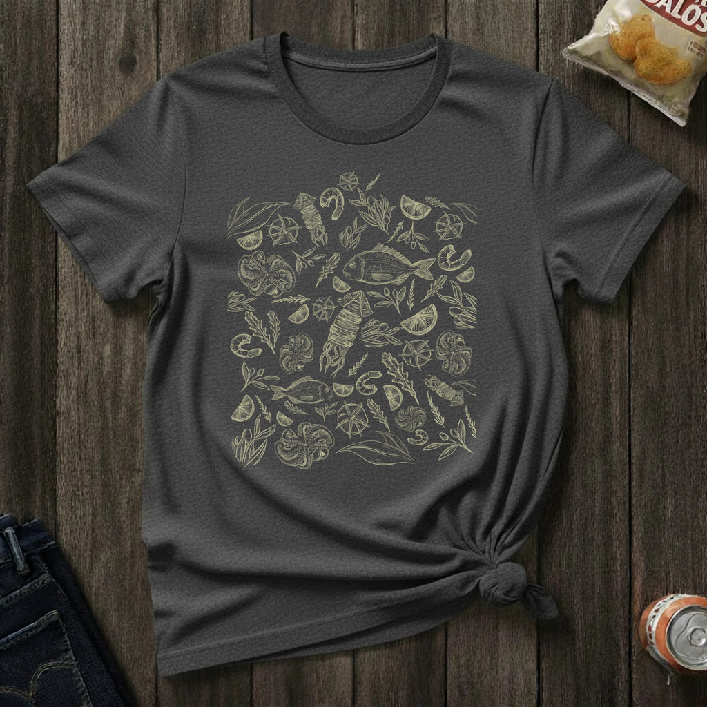 Botanical Skull Tee — Vintage Floral Skull T-Shirt