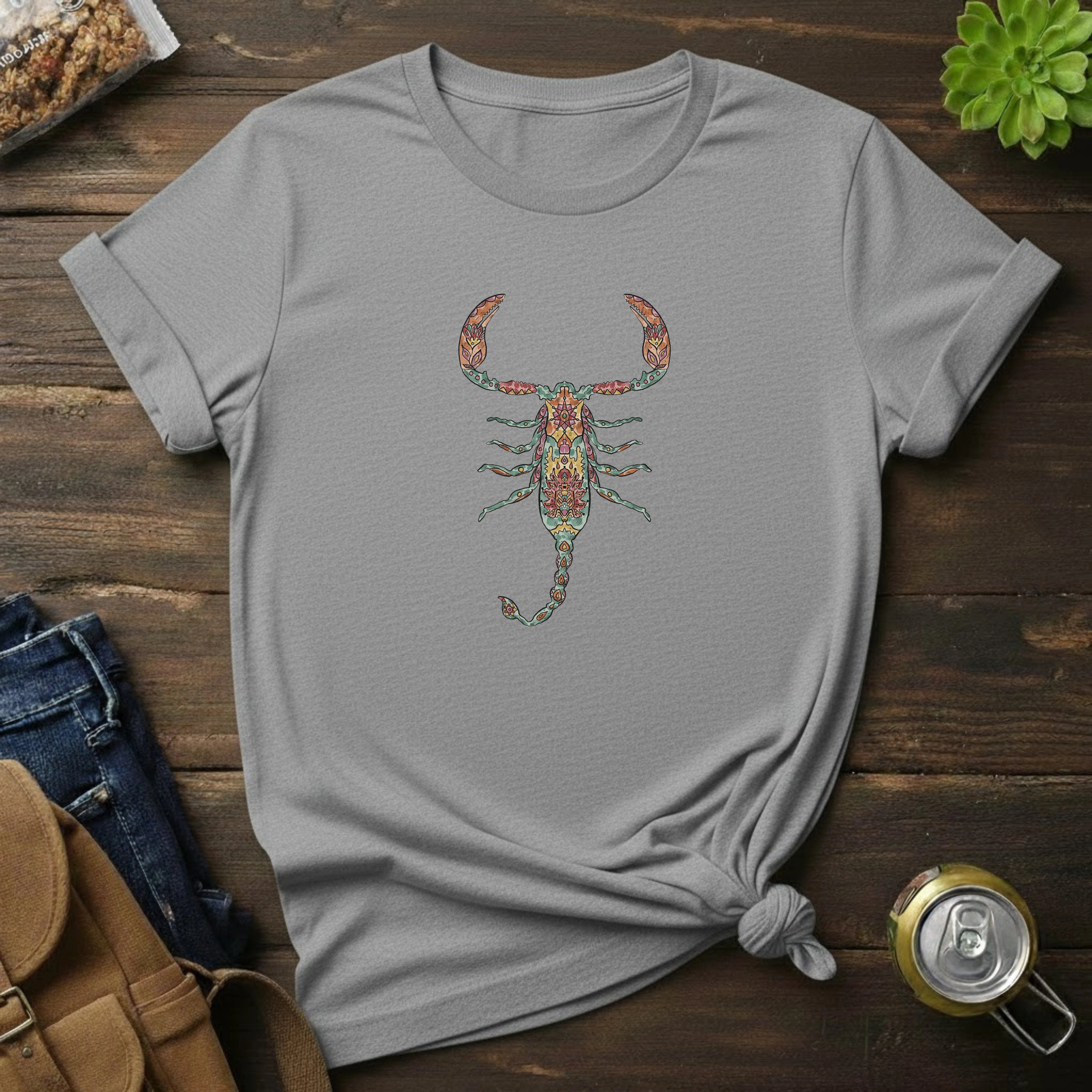 Scorpion Boho Graphic T-Shirt