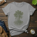 Oak Tree Illustration T-Shirt — Vintage Botanical Nature Tee