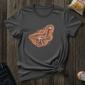 T-Shirt — Brown T-Rex Skeleton Graphic Tee