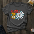 Wanderlust Compass & Daisy T-Shirt – Vintage Travel Graphic Tee