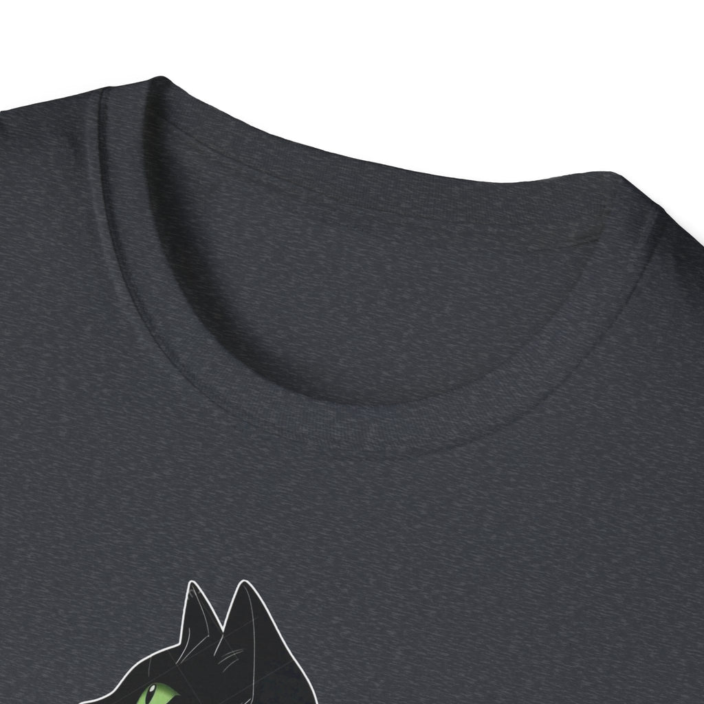 Floral Cat Silhouette T-Shirt