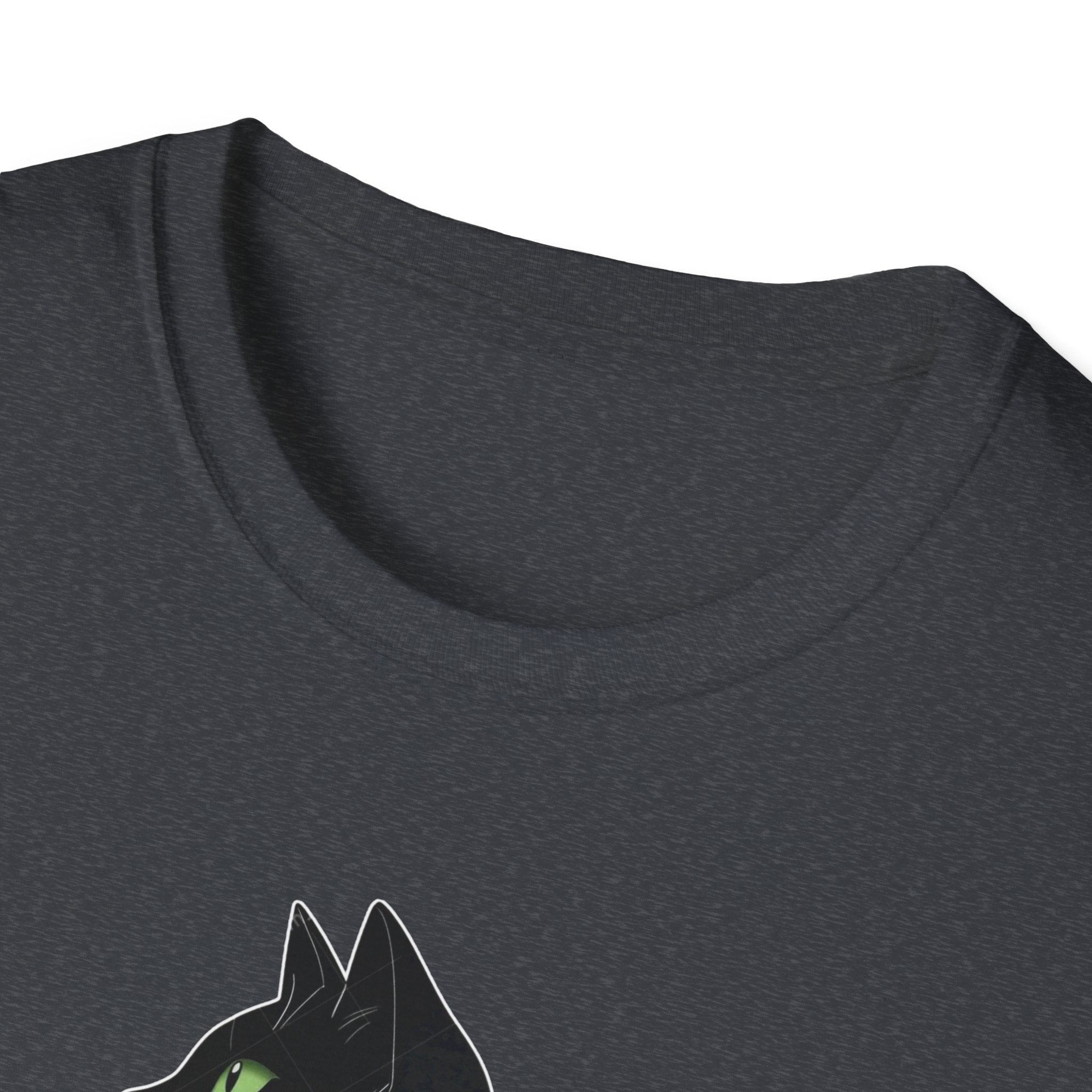 Floral Cat Silhouette T-Shirt