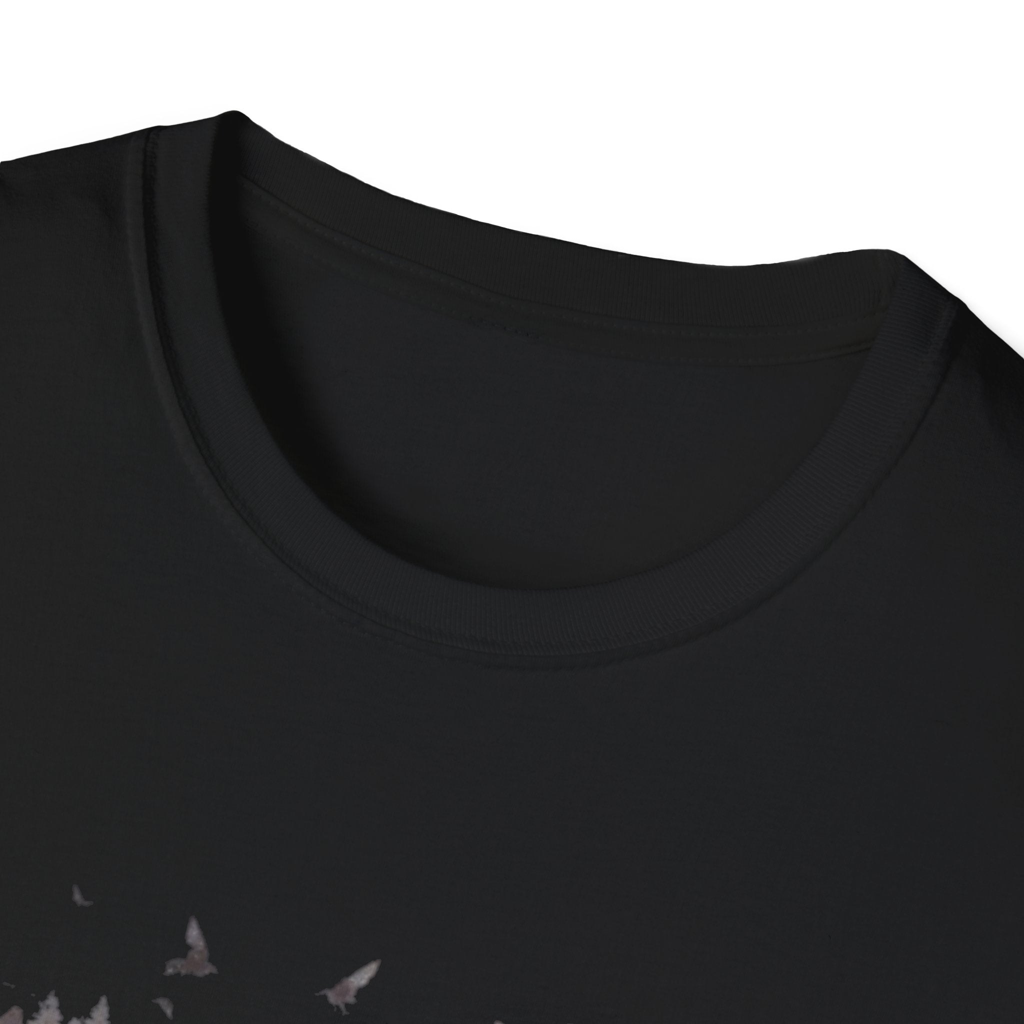 Moose Silhouette T-Shirt — Forest Double-Exposure Wildlife Tee