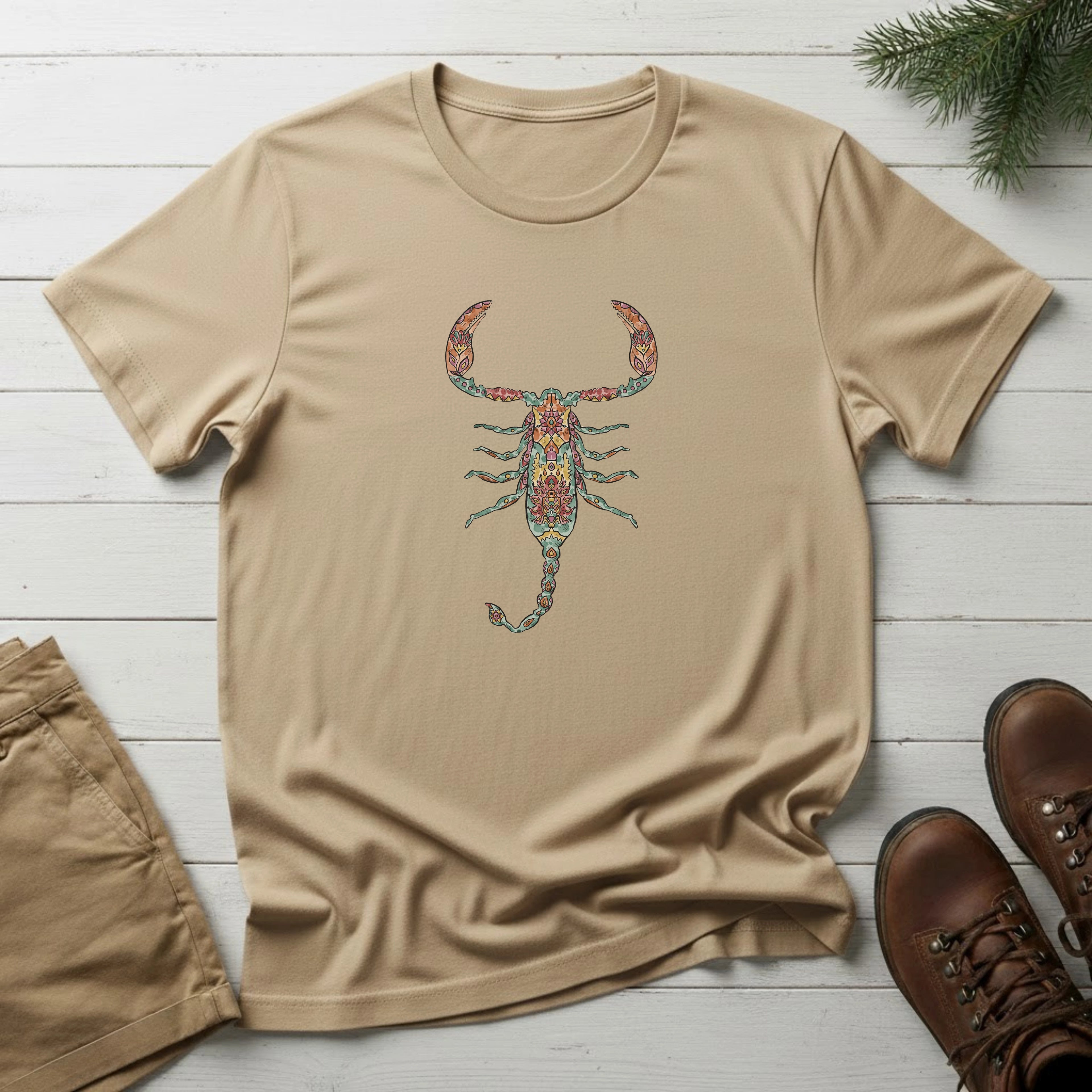 Scorpion Boho Graphic T-Shirt
