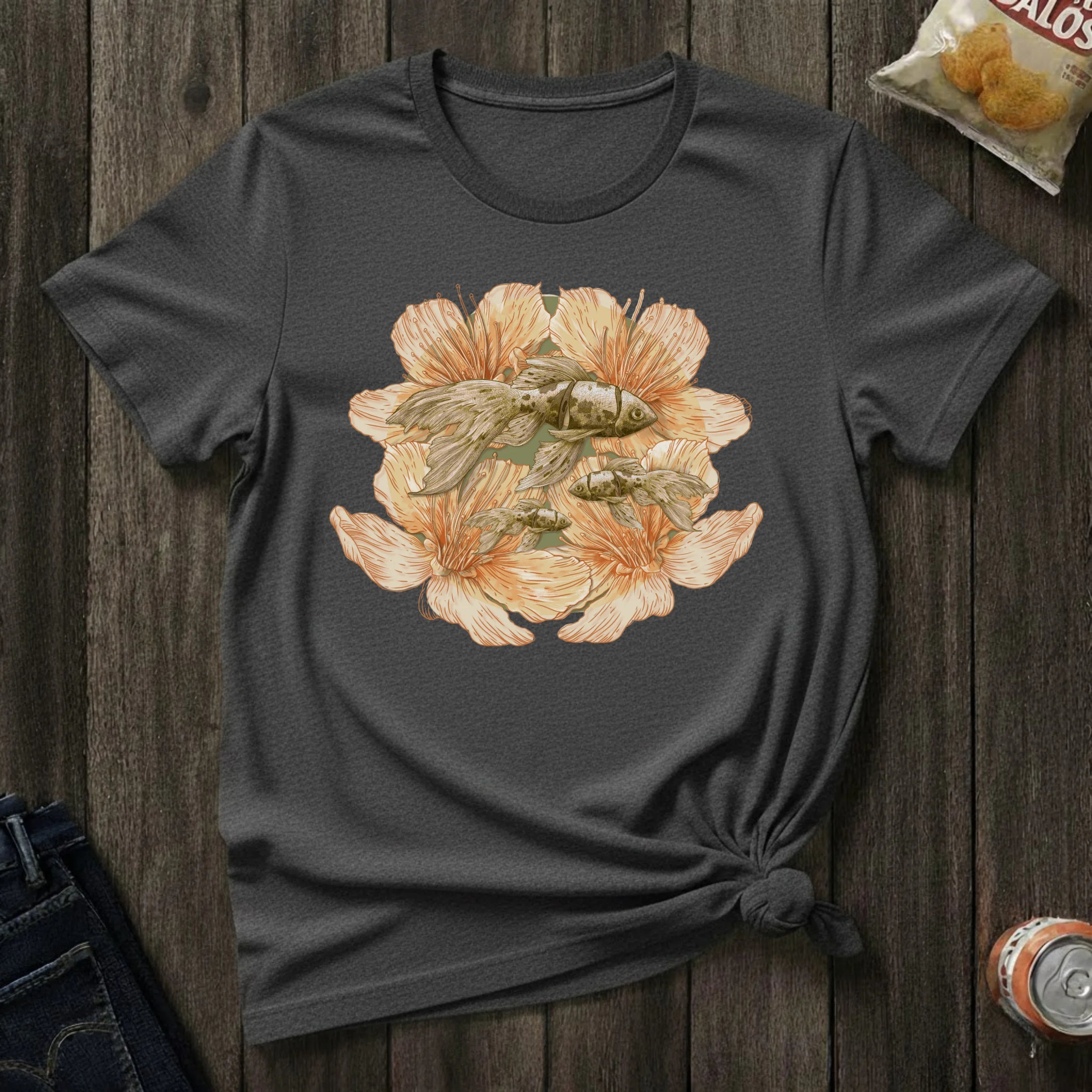 Vintage Poppy Floral T-Shirt