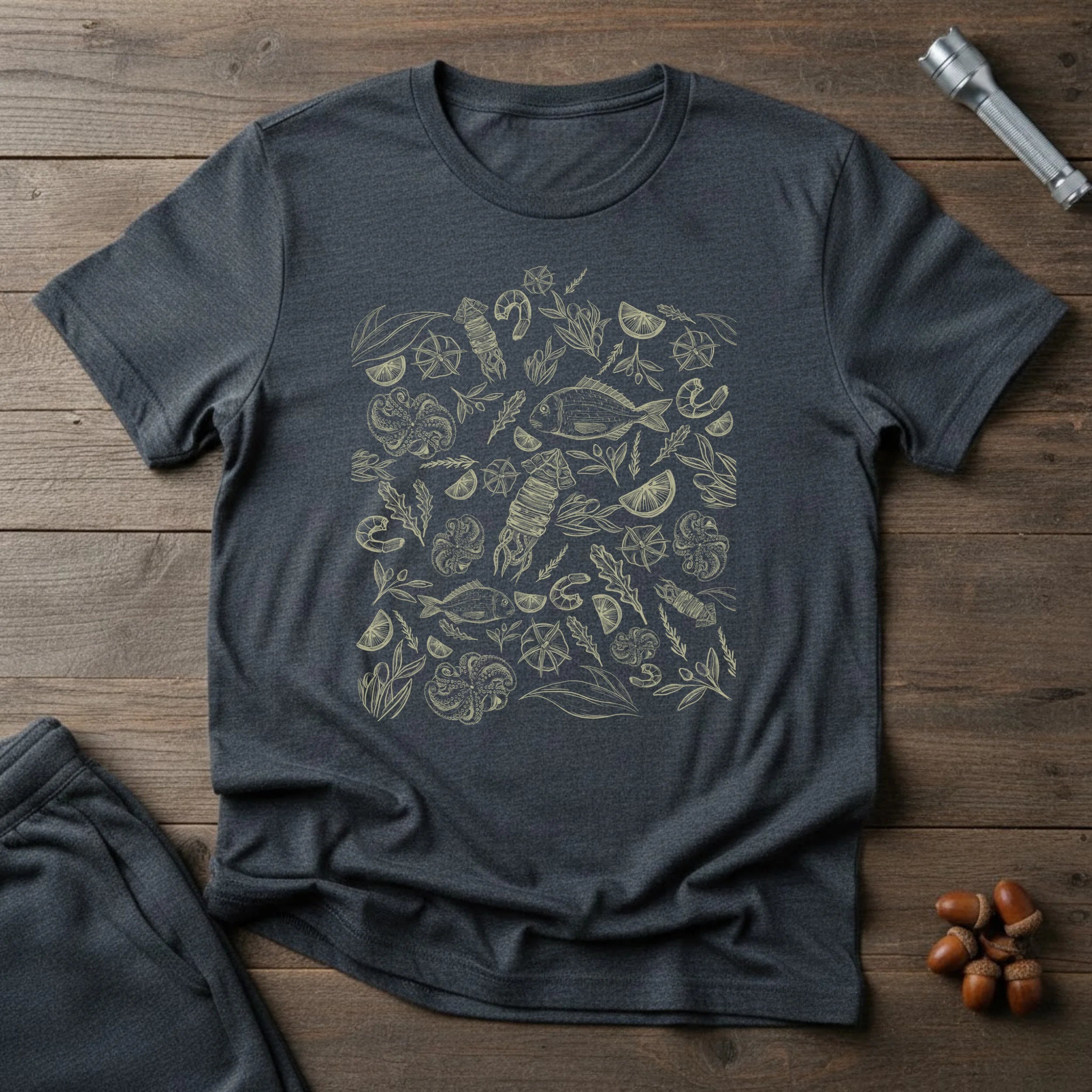 Botanical Skull Tee — Vintage Floral Skull T-Shirt