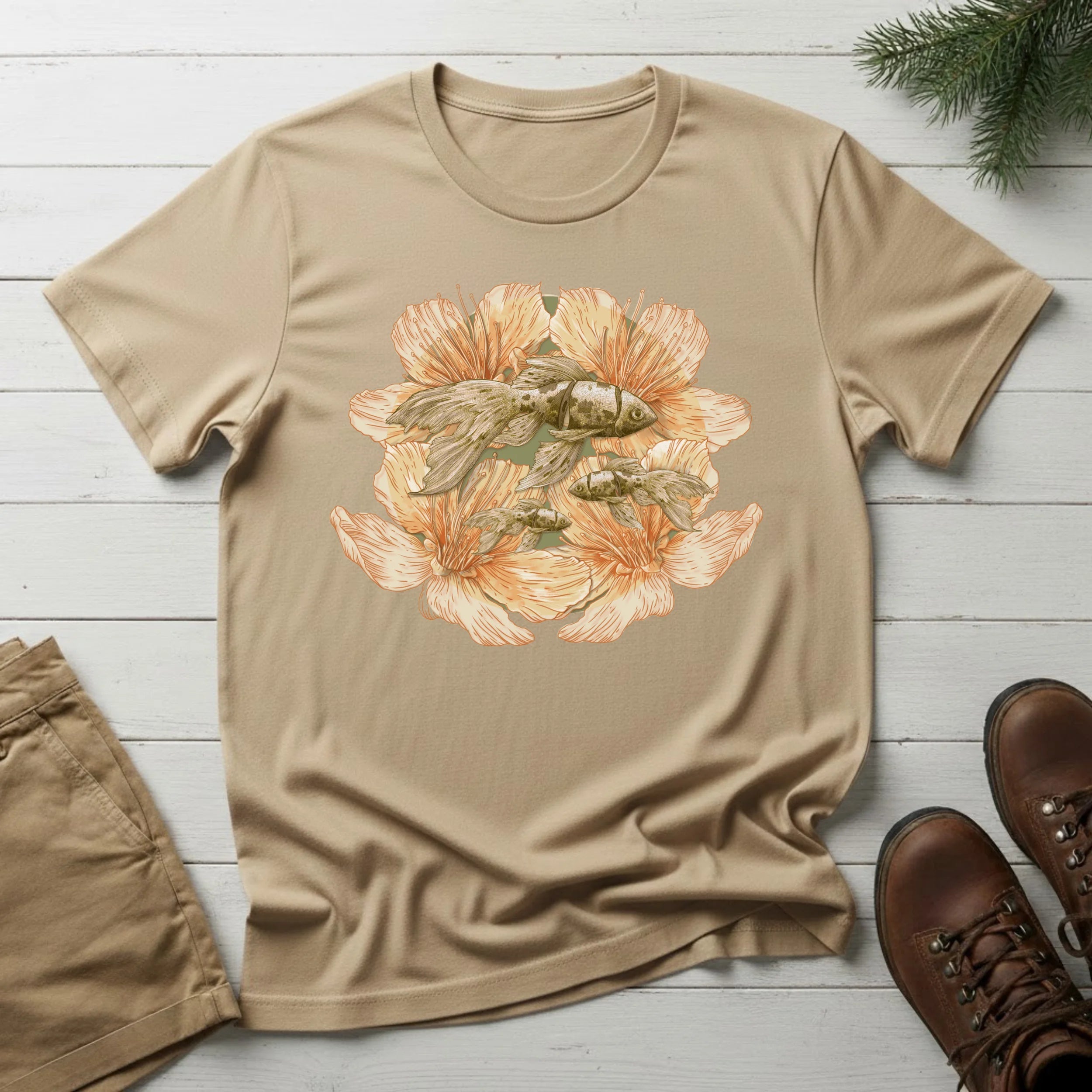 Vintage Poppy Floral T-Shirt