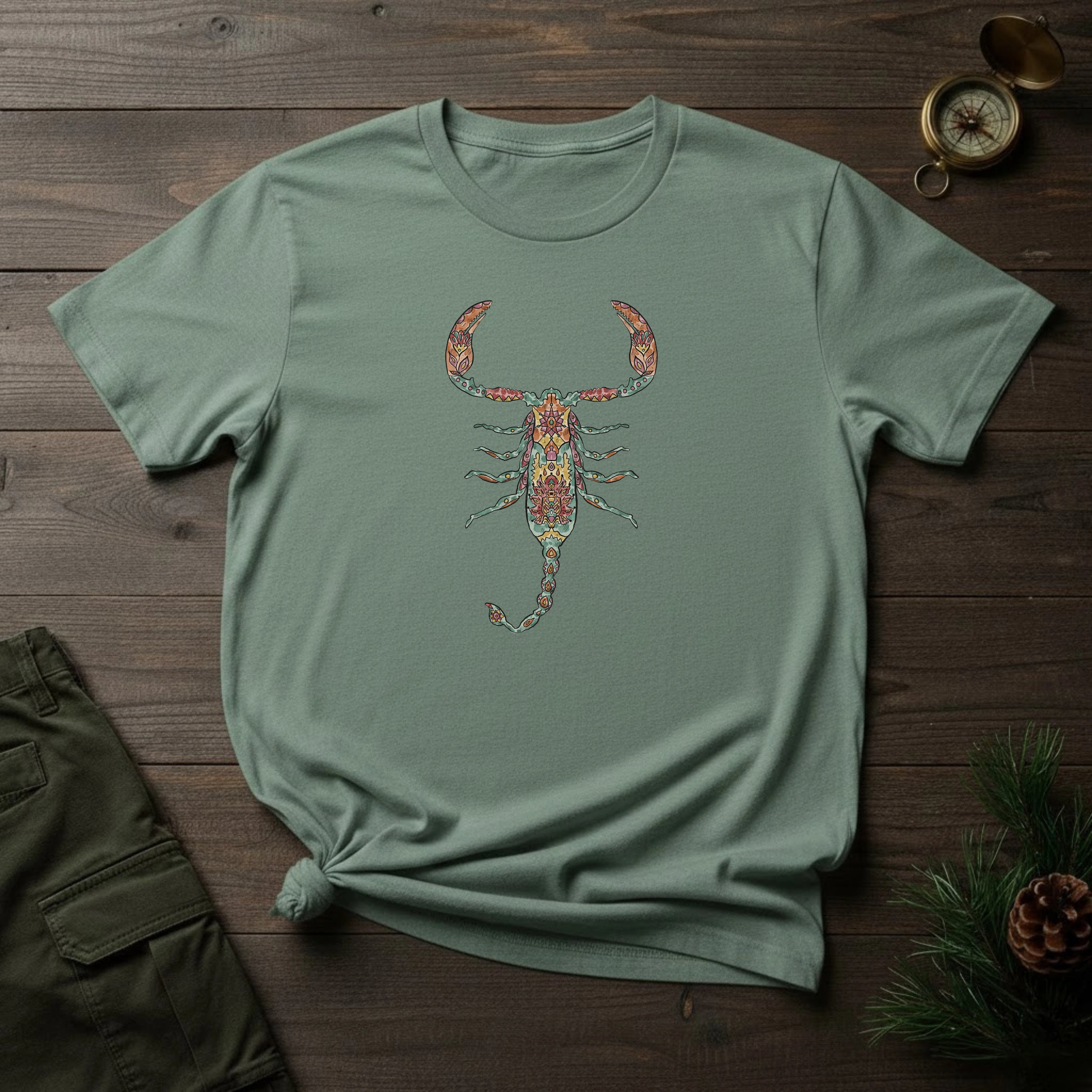 Scorpion Boho Graphic T-Shirt