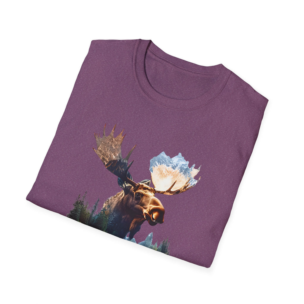 Moose Reflection T-Shirt – Wilderness Lake Double Exposure Tee