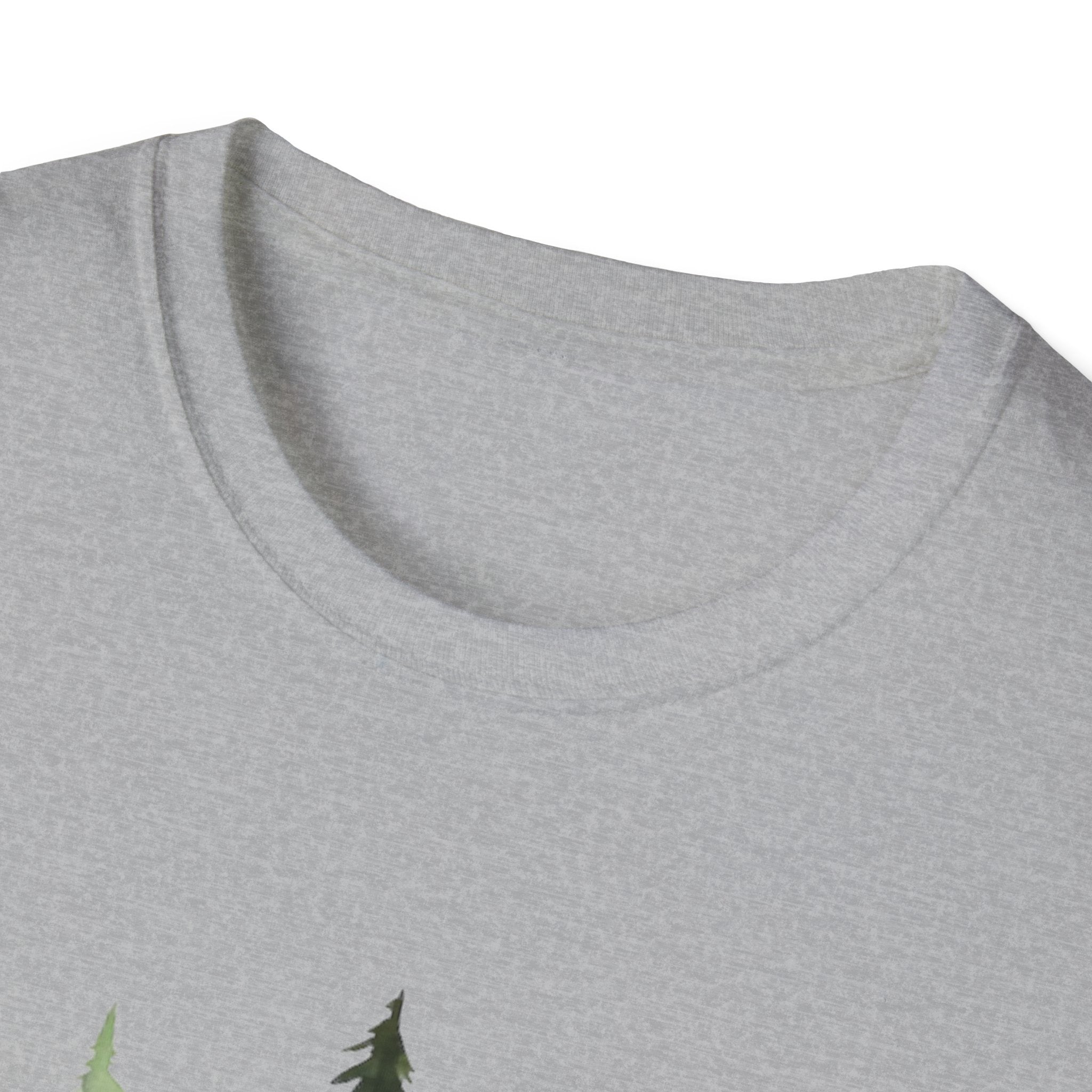 Pine Forest Tee — Watercolor Evergreen Tree T-Shirt