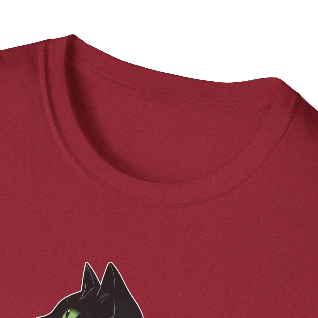 Floral Cat Silhouette T-Shirt