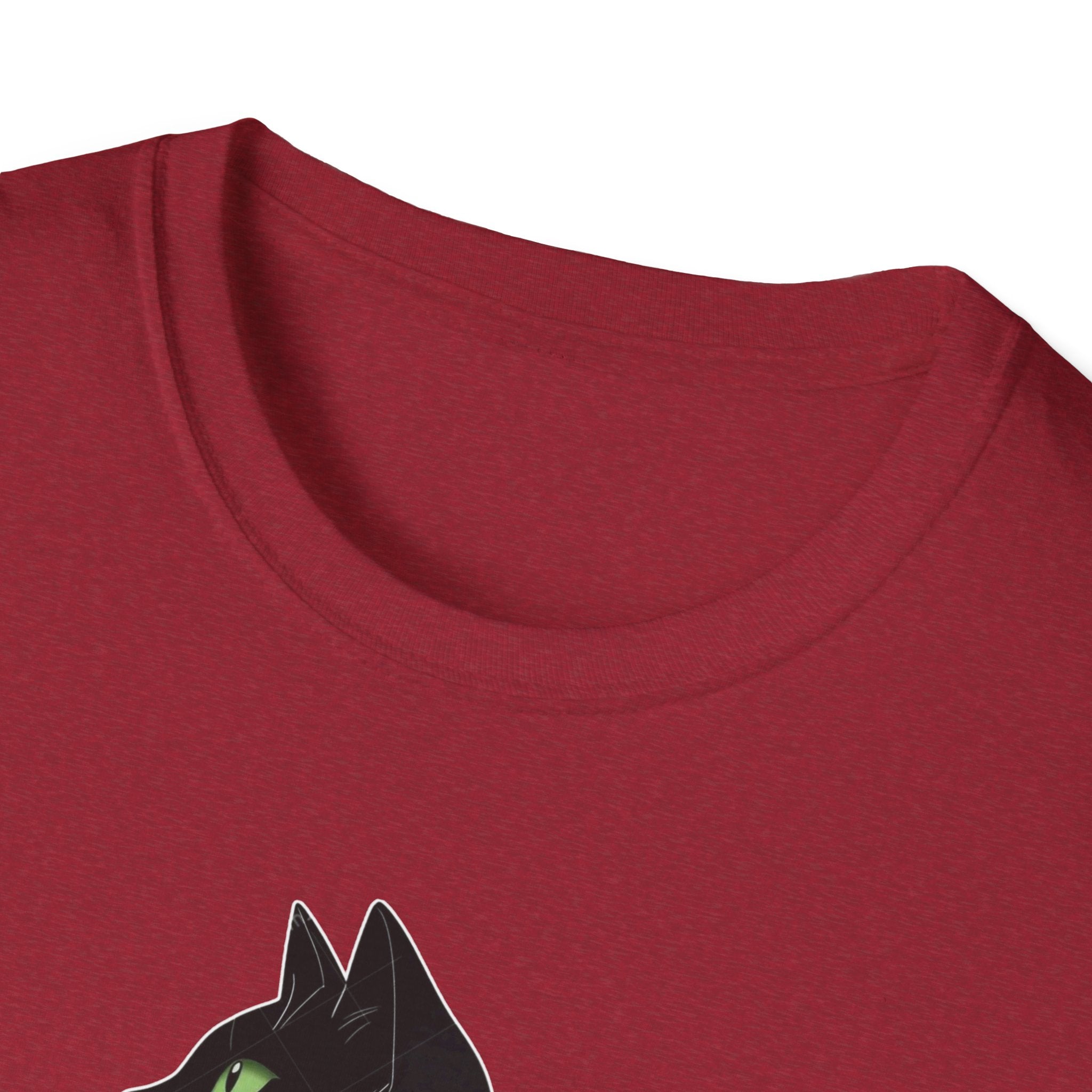Floral Cat Silhouette T-Shirt