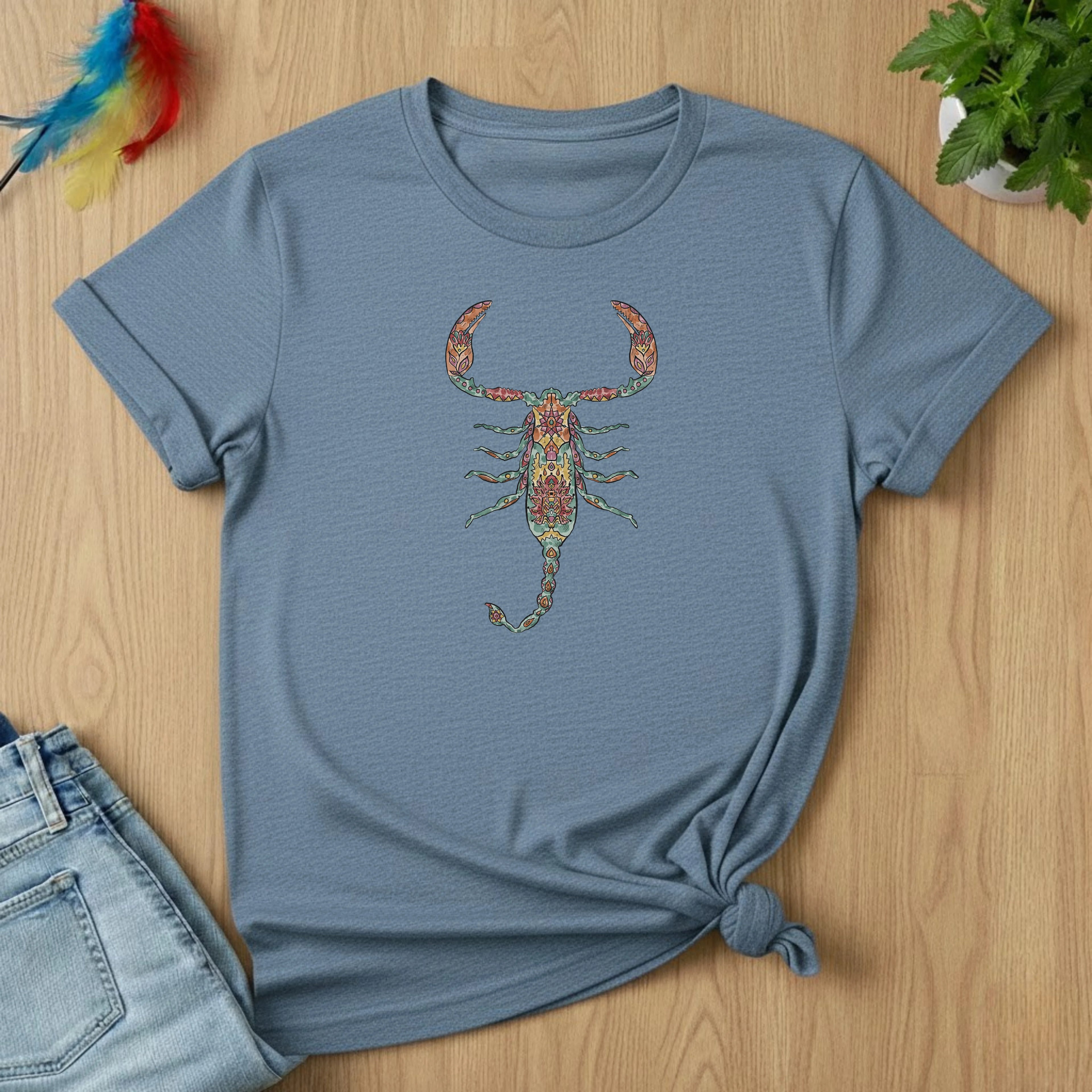 Scorpion Boho Graphic T-Shirt