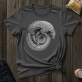 Armadillo Spiral Graphic T-Shirt — Vintage Nature Illustration Tee