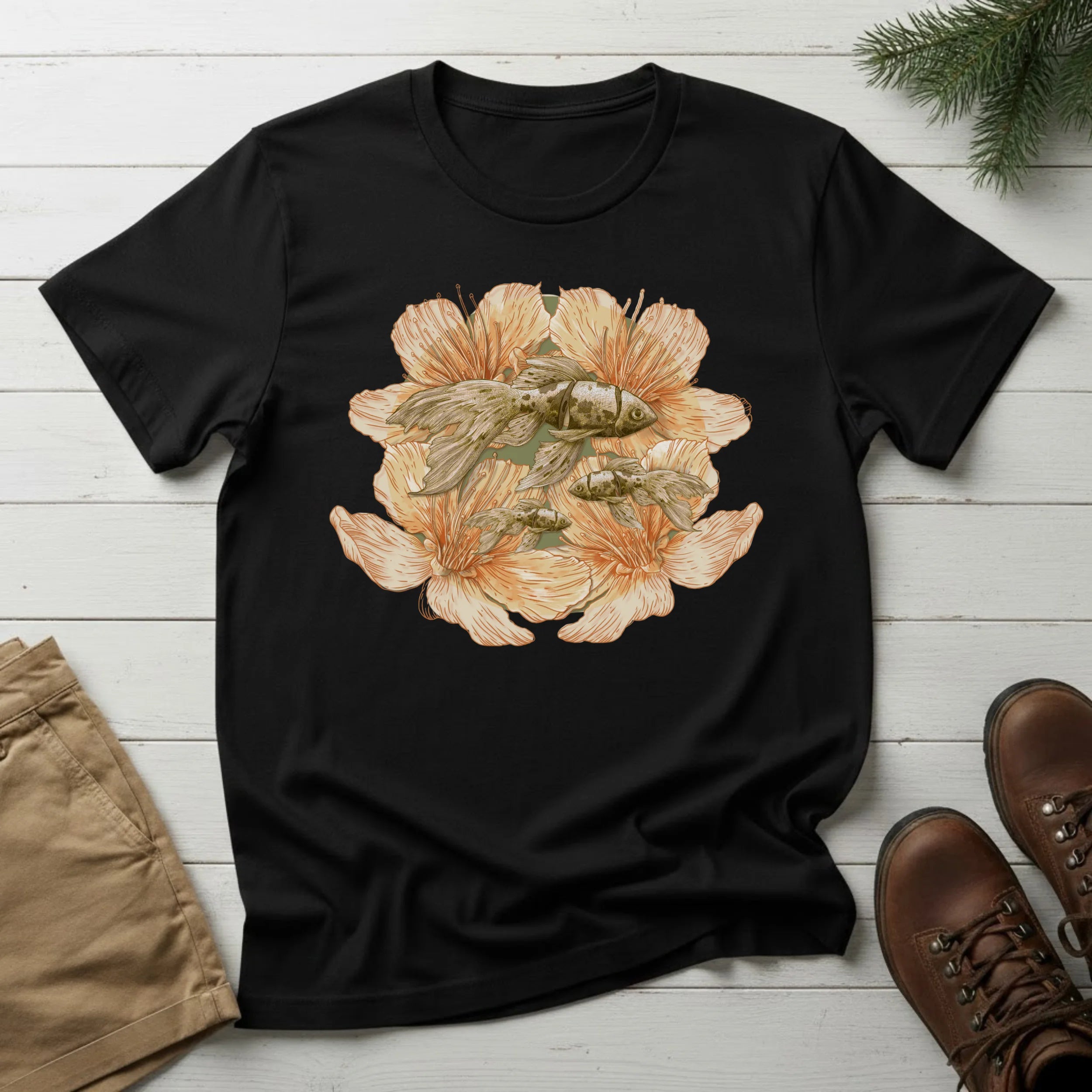 Vintage Poppy Floral T-Shirt