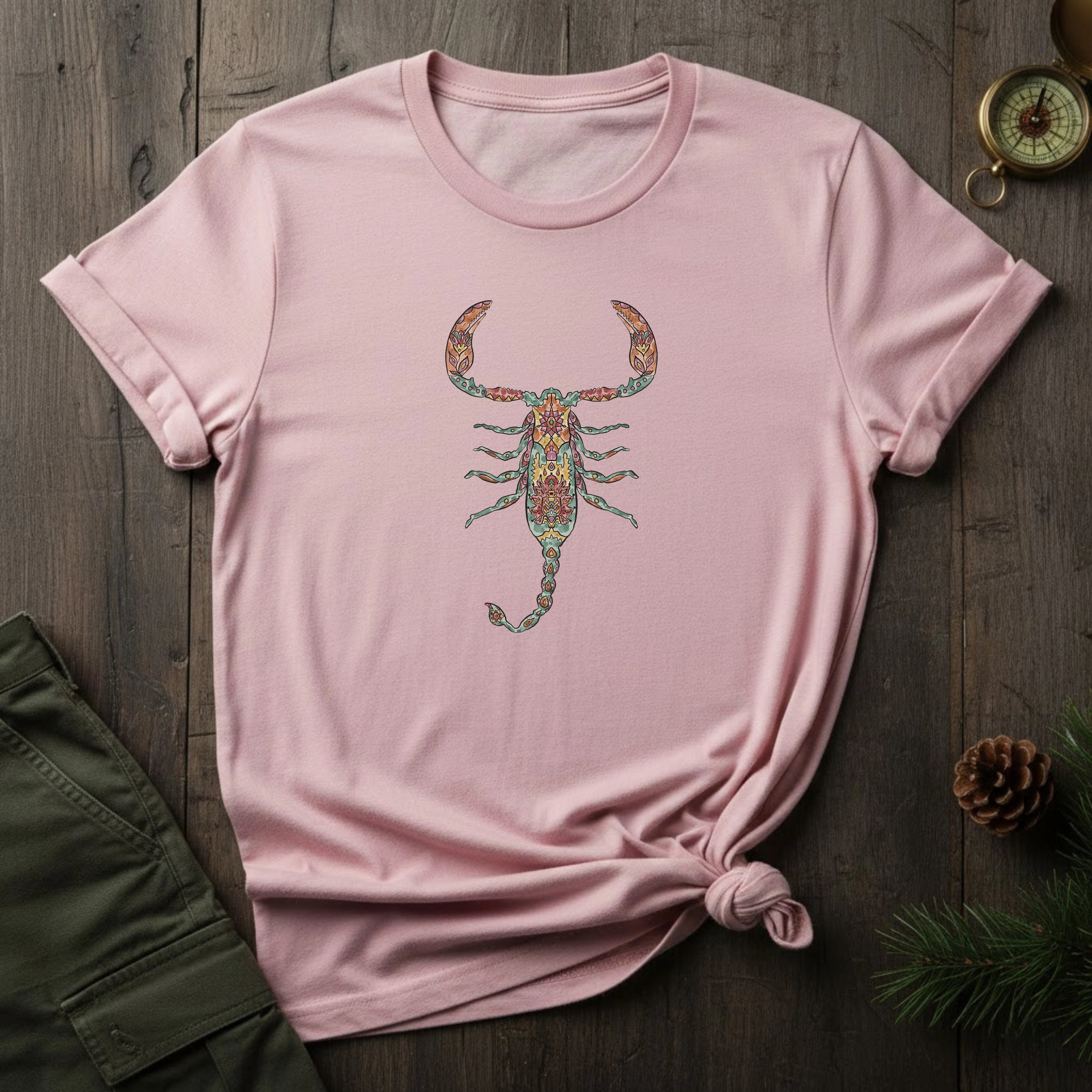 Scorpion Boho Graphic T-Shirt