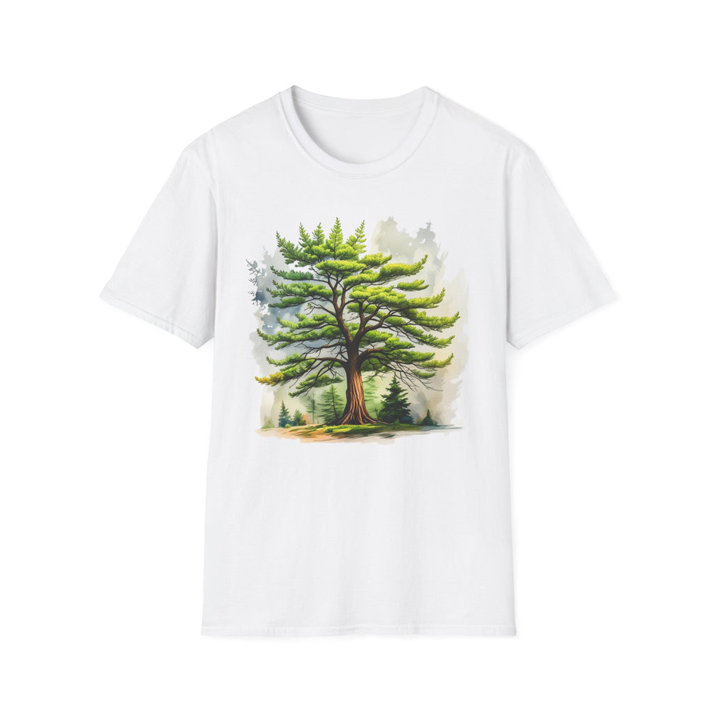 Pine Tree Watercolor T-Shirt — Nature Forest Tee