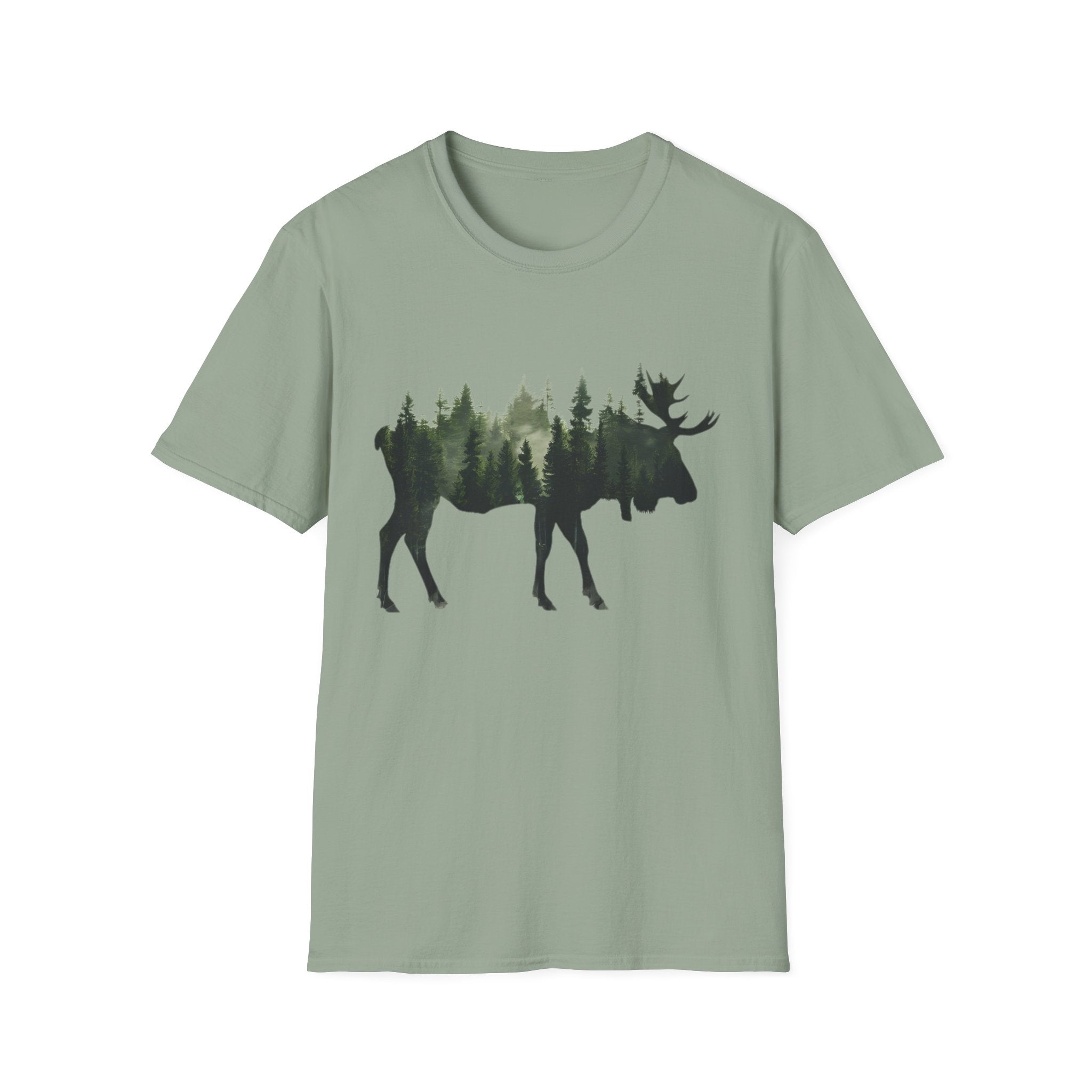 Moose Forest Silhouette T-Shirt