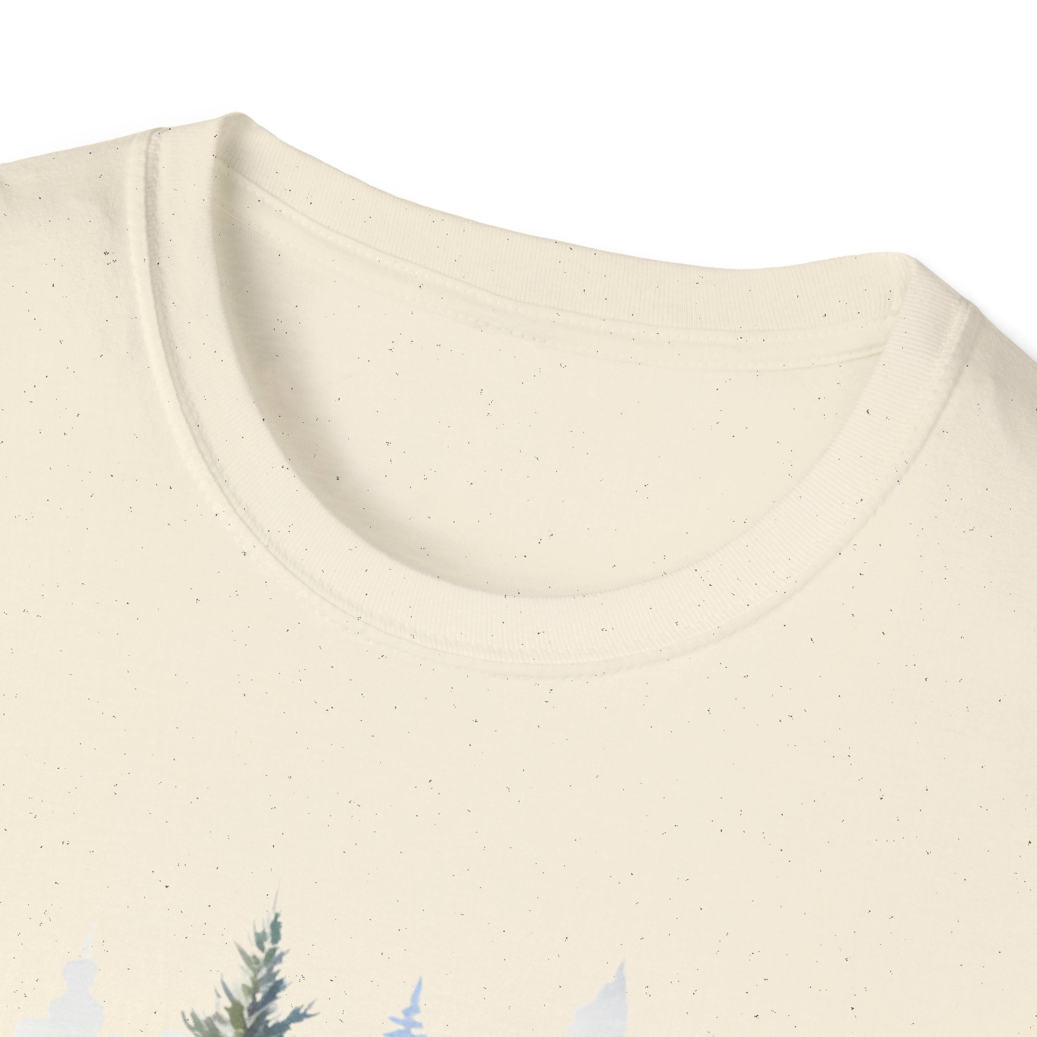 Winter Pine Trees T-Shirt — Watercolor Forest Holiday Tee