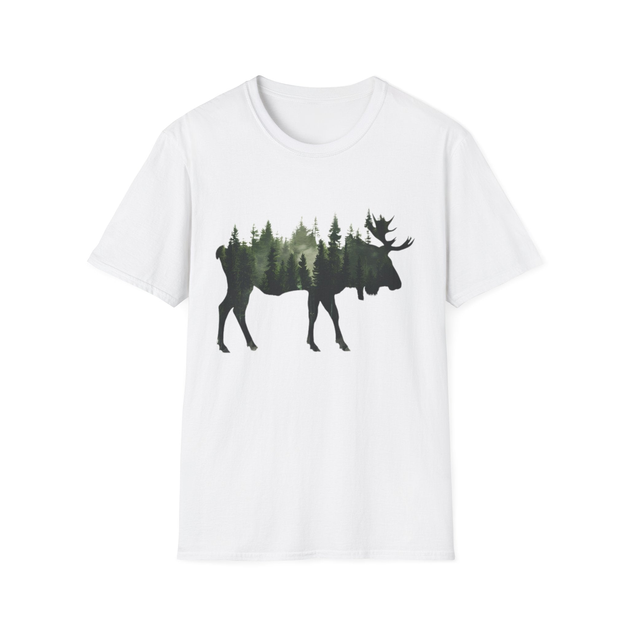 Moose Forest Silhouette T-Shirt