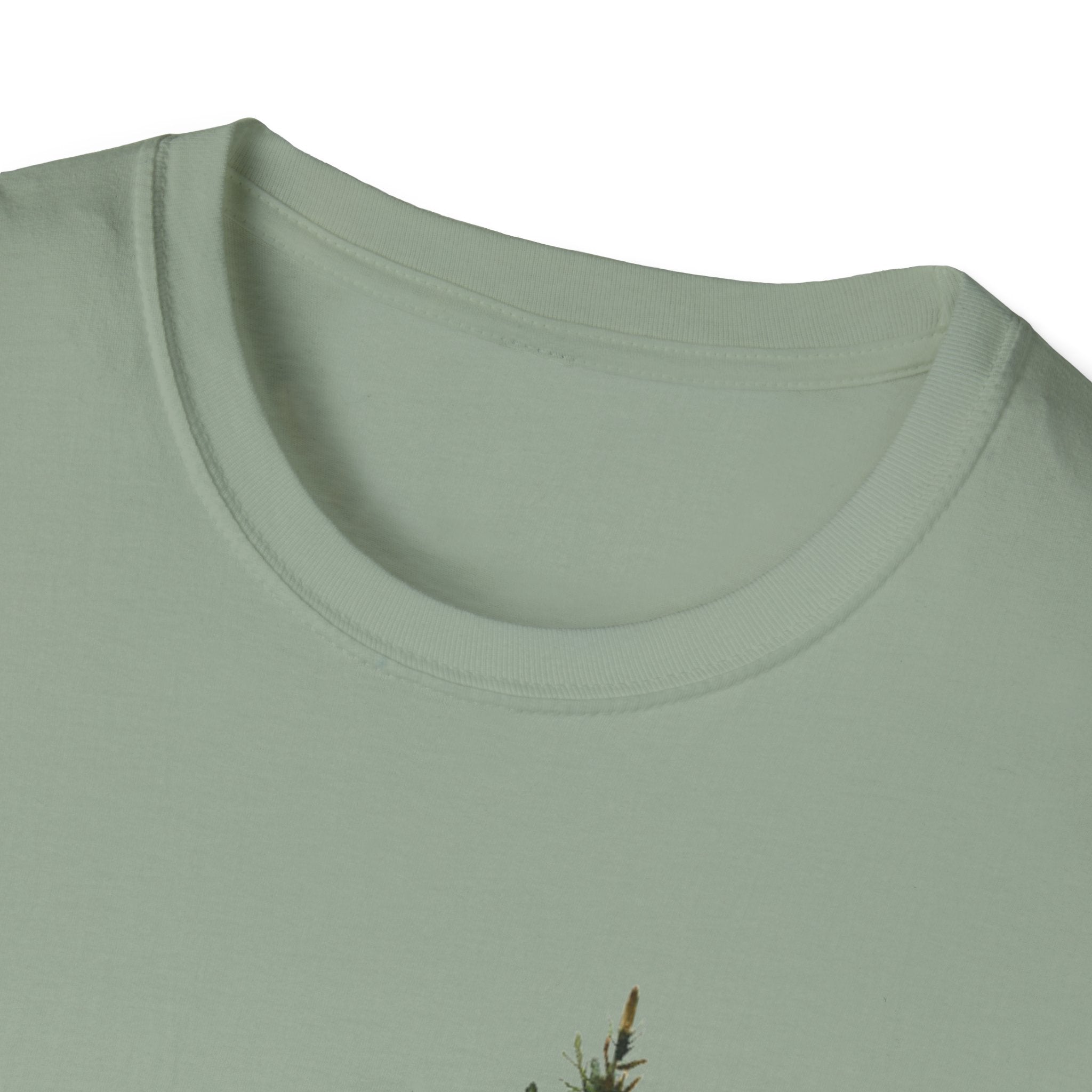 Nature Mountain T-Shirt — Watercolor Pine Tree Landscape