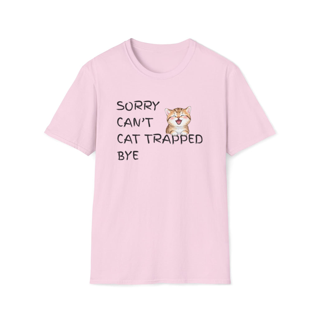 Sorry Can't — Cat Trapped Tee