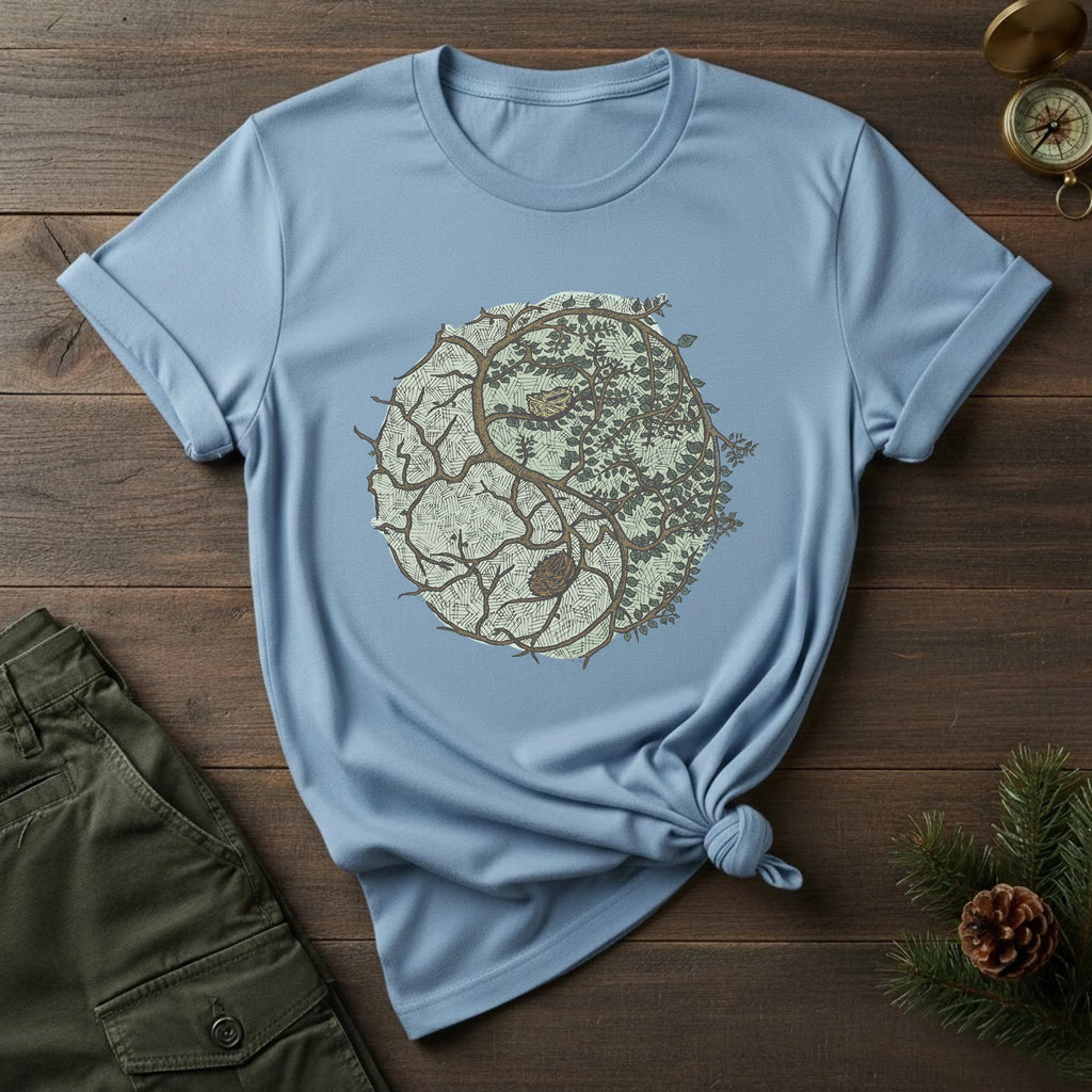 T-Shirt — Forest & Stone Circle Illustration Tee