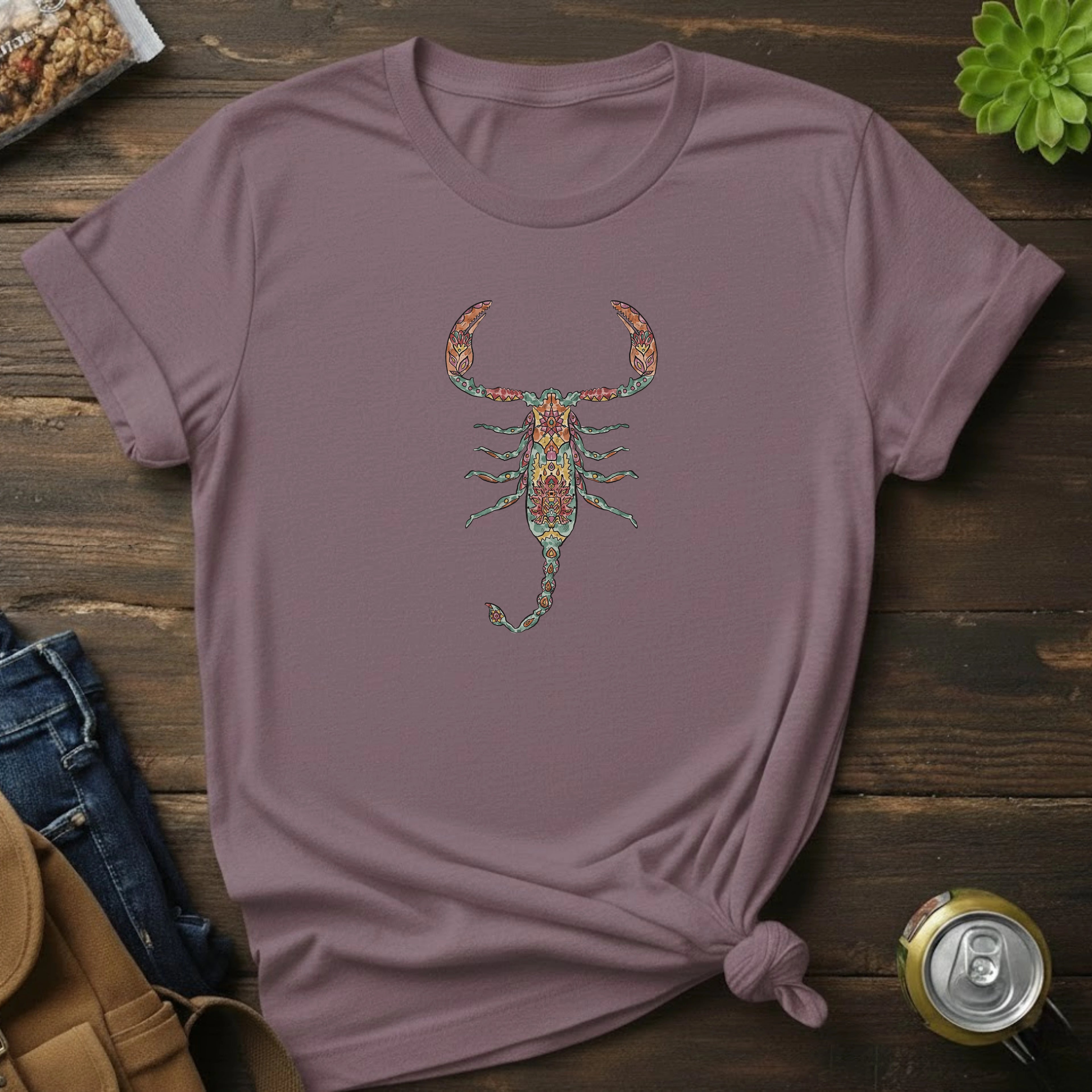 Scorpion Boho Graphic T-Shirt