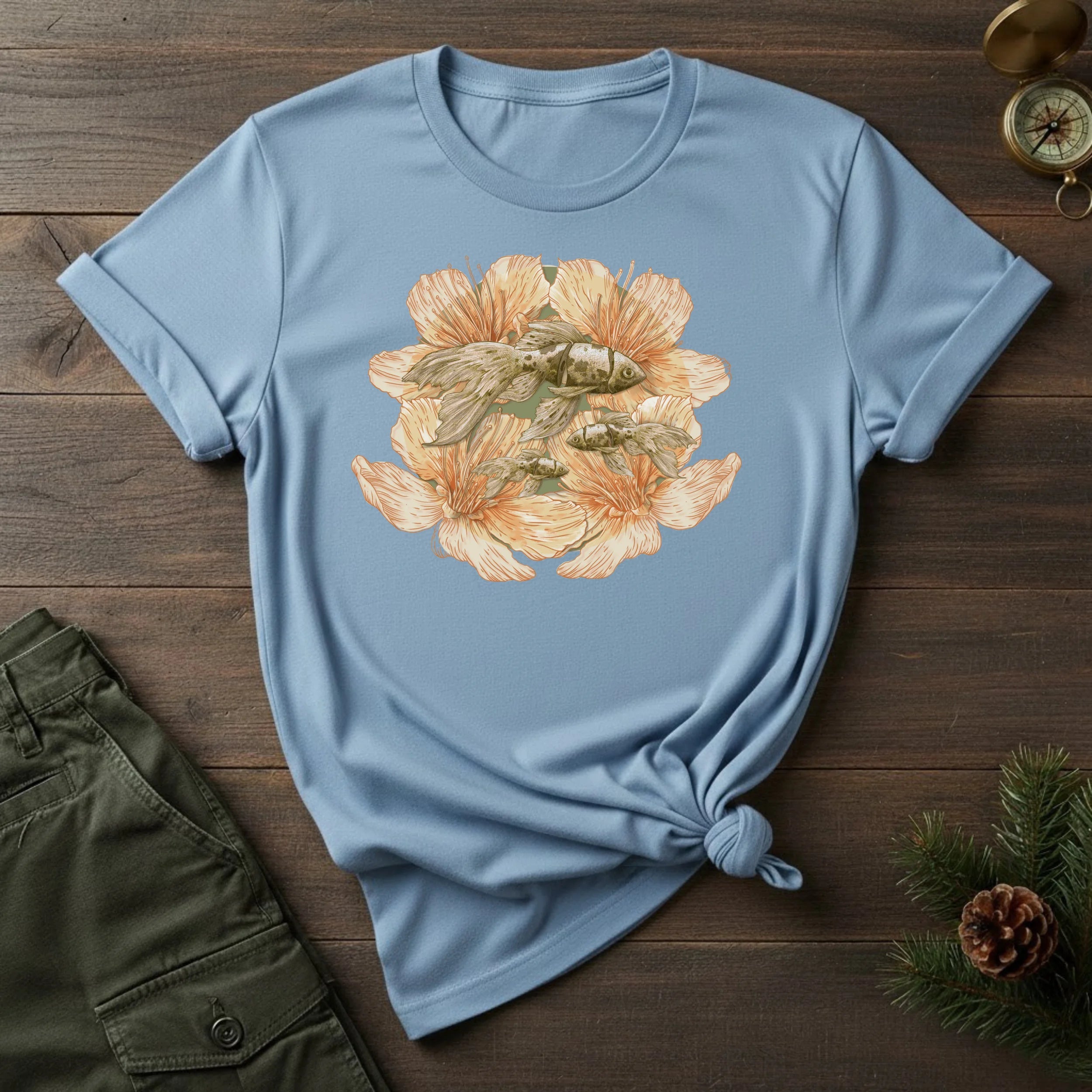 Vintage Poppy Floral T-Shirt
