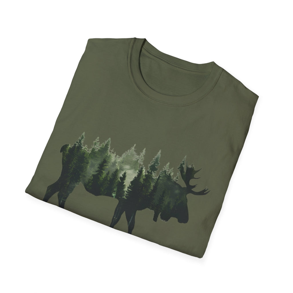 Moose Forest Silhouette T-Shirt