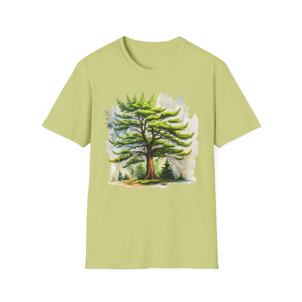 Pine Tree Watercolor T-Shirt — Nature Forest Tee
