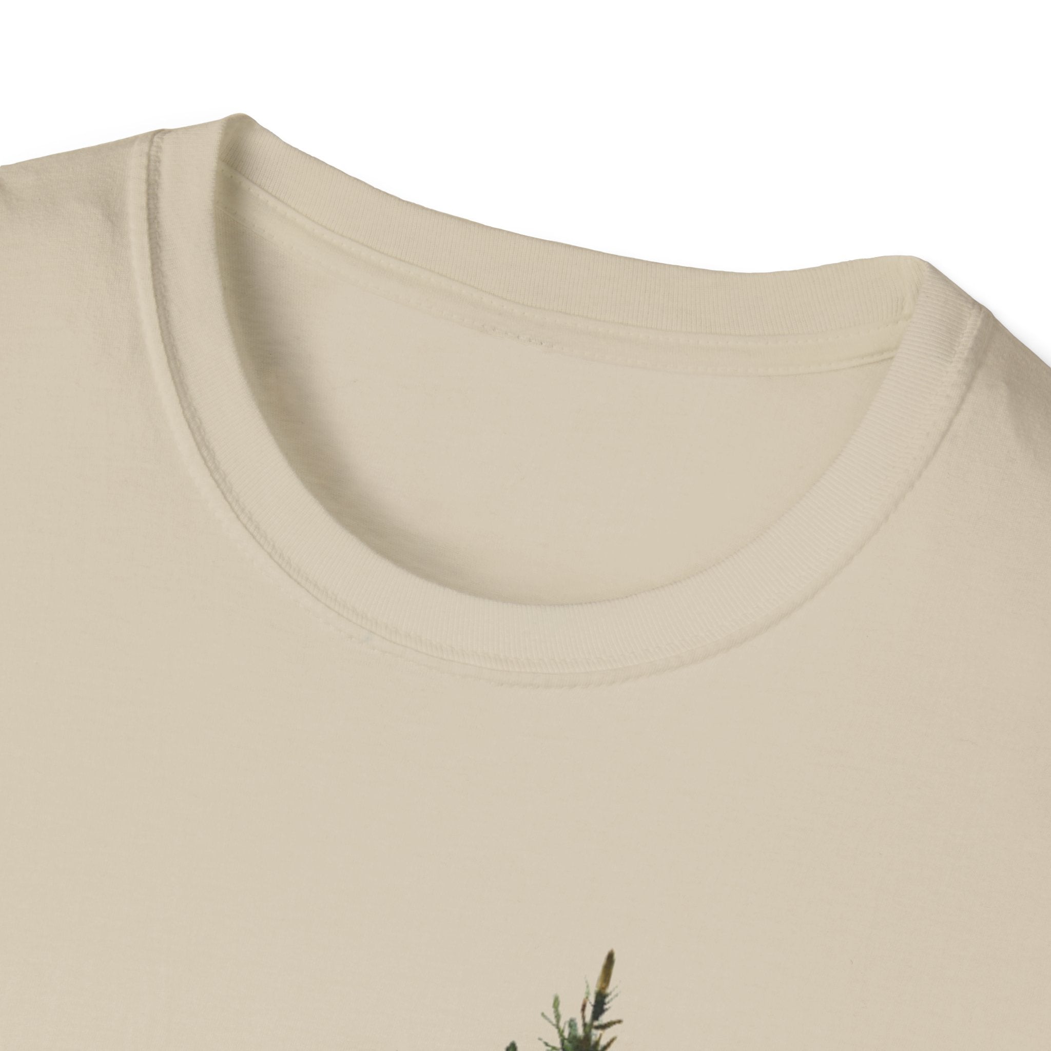 Nature Mountain T-Shirt — Watercolor Pine Tree Landscape