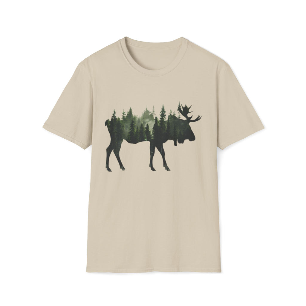 Moose Forest Silhouette T-Shirt