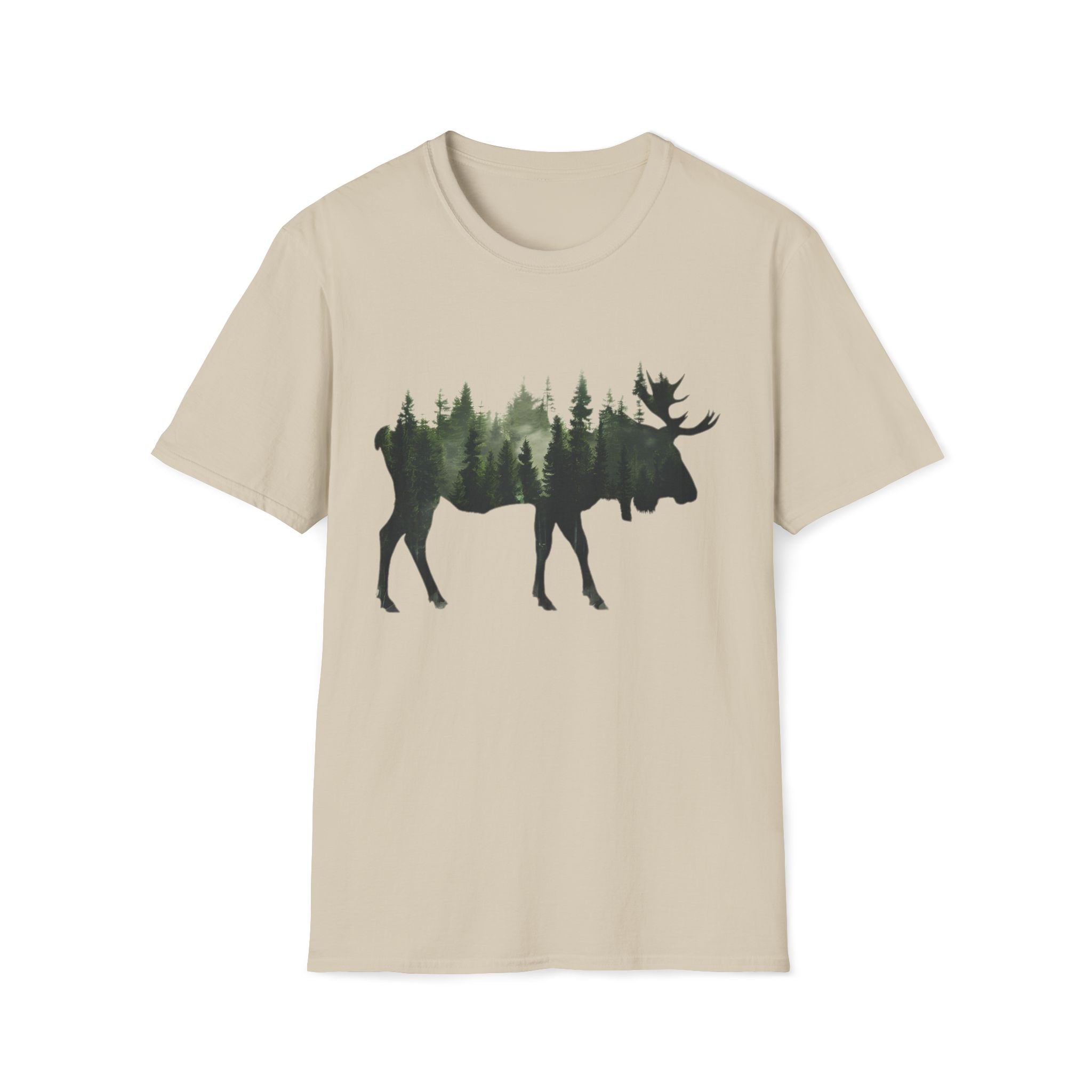 Moose Forest Silhouette T-Shirt