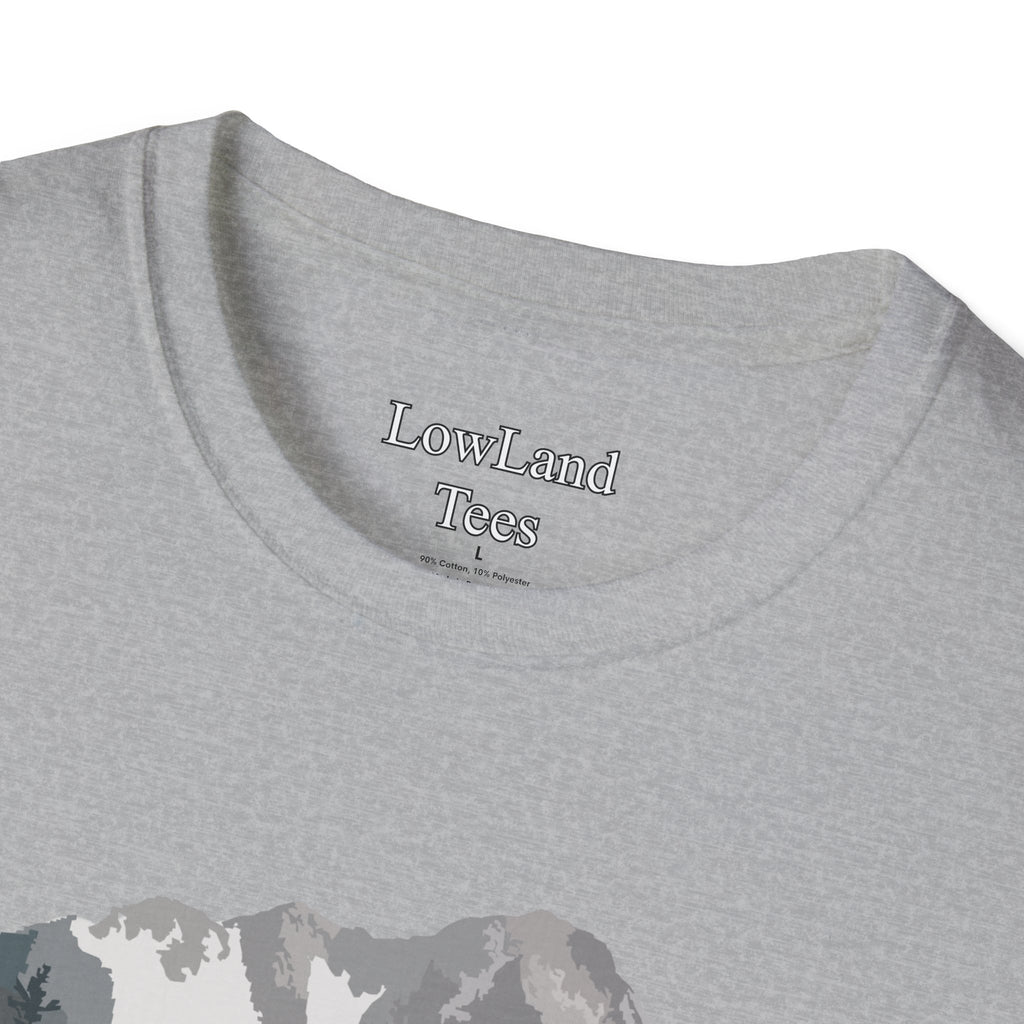 Mountain Spirit Bear T-Shirt — Double Exposure Wilderness Nature Tee