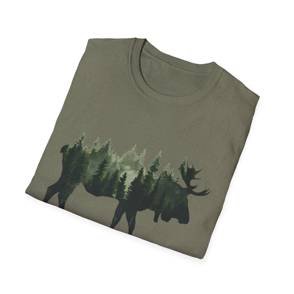 Moose Forest Silhouette T-Shirt