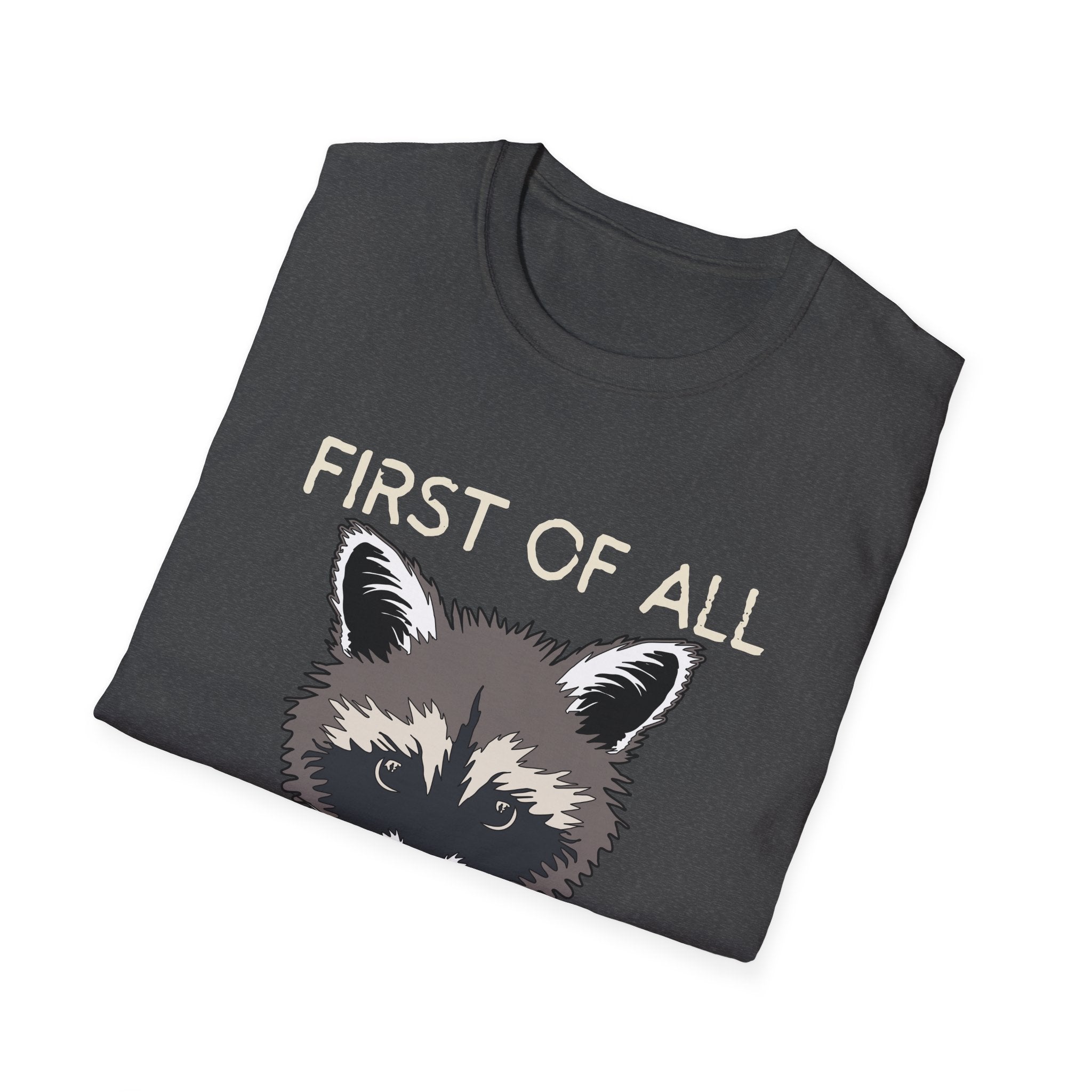 Raccoon 'First of All I'm a Delight' Graphic T-Shirt