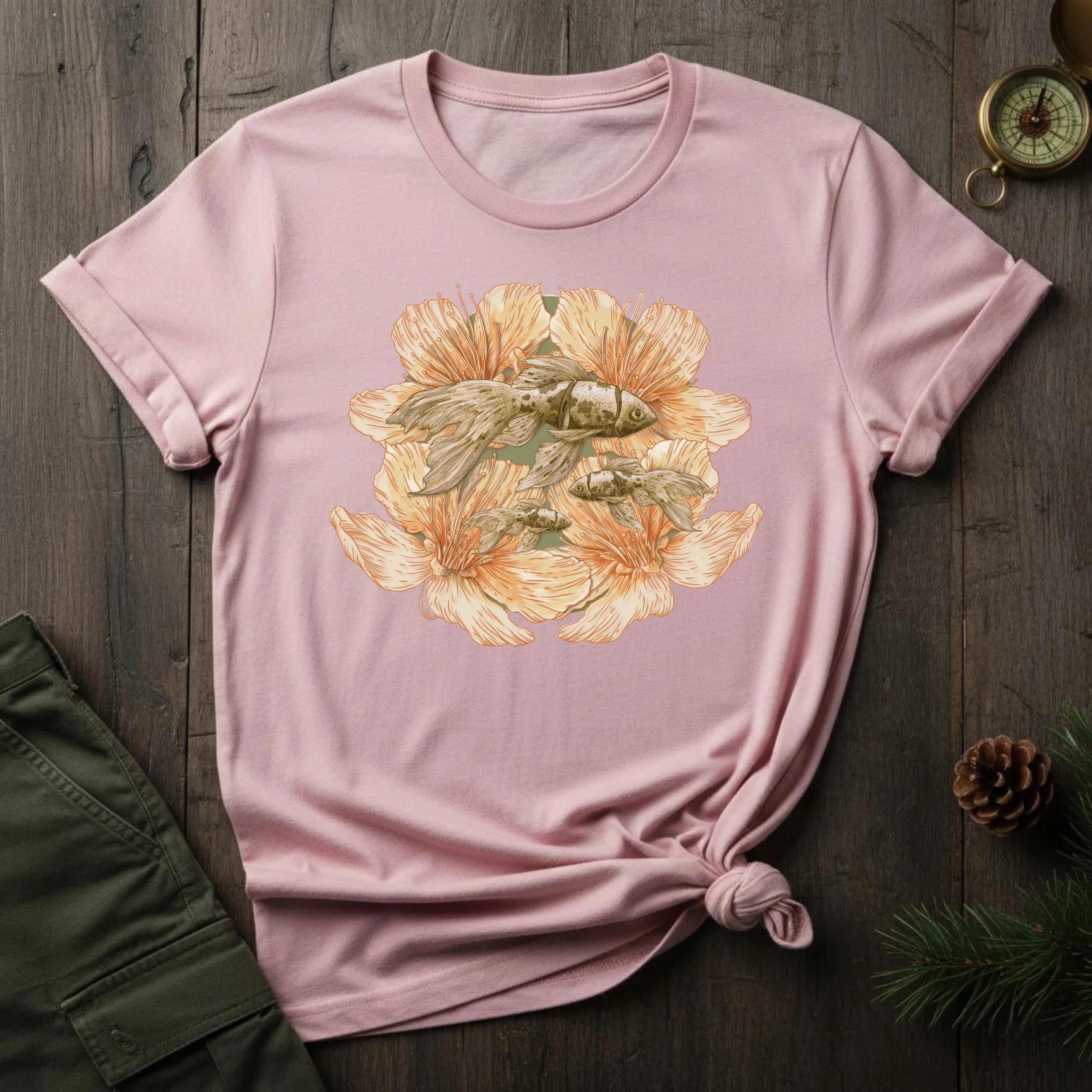 Vintage Poppy Floral T-Shirt