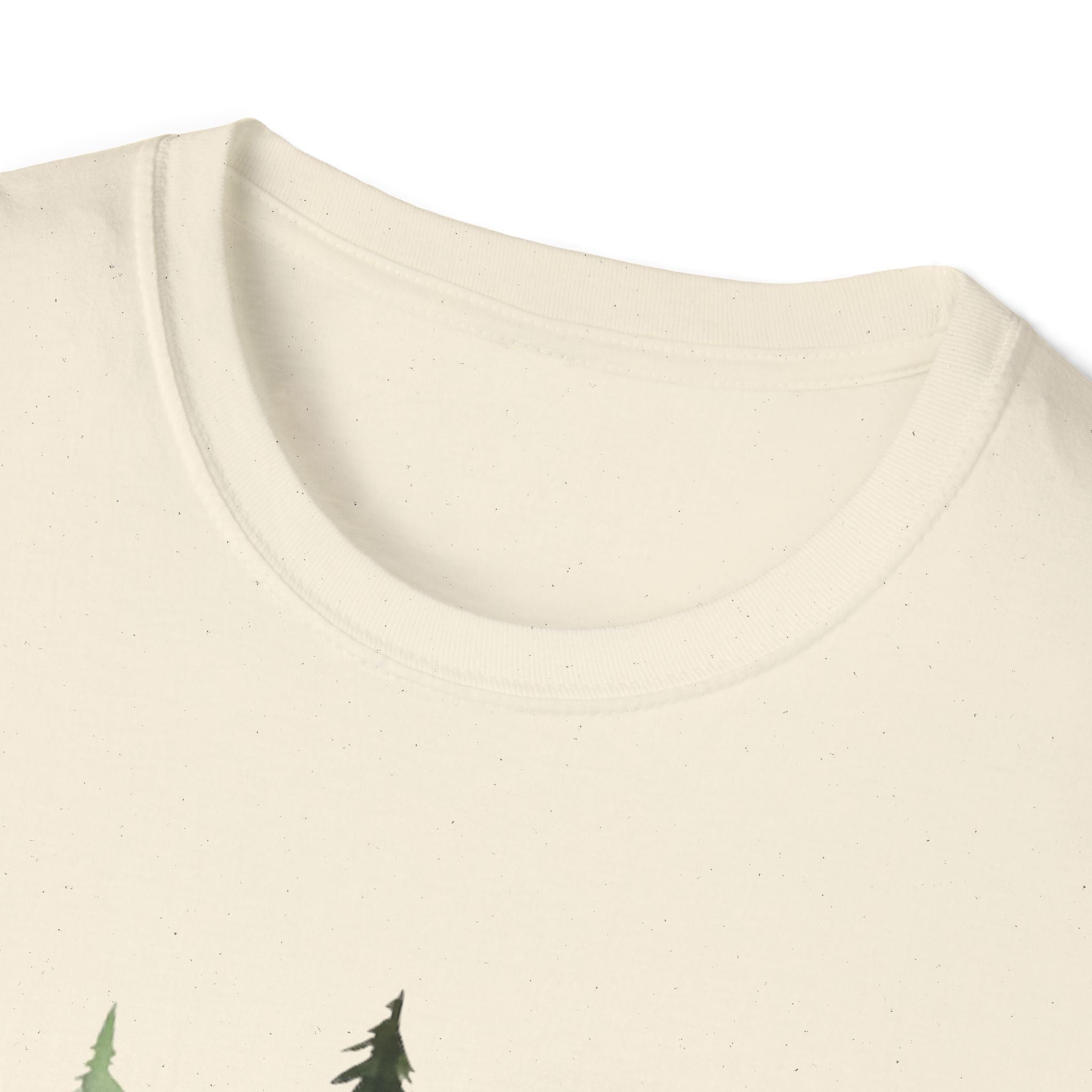 Pine Forest Tee — Watercolor Evergreen Tree T-Shirt