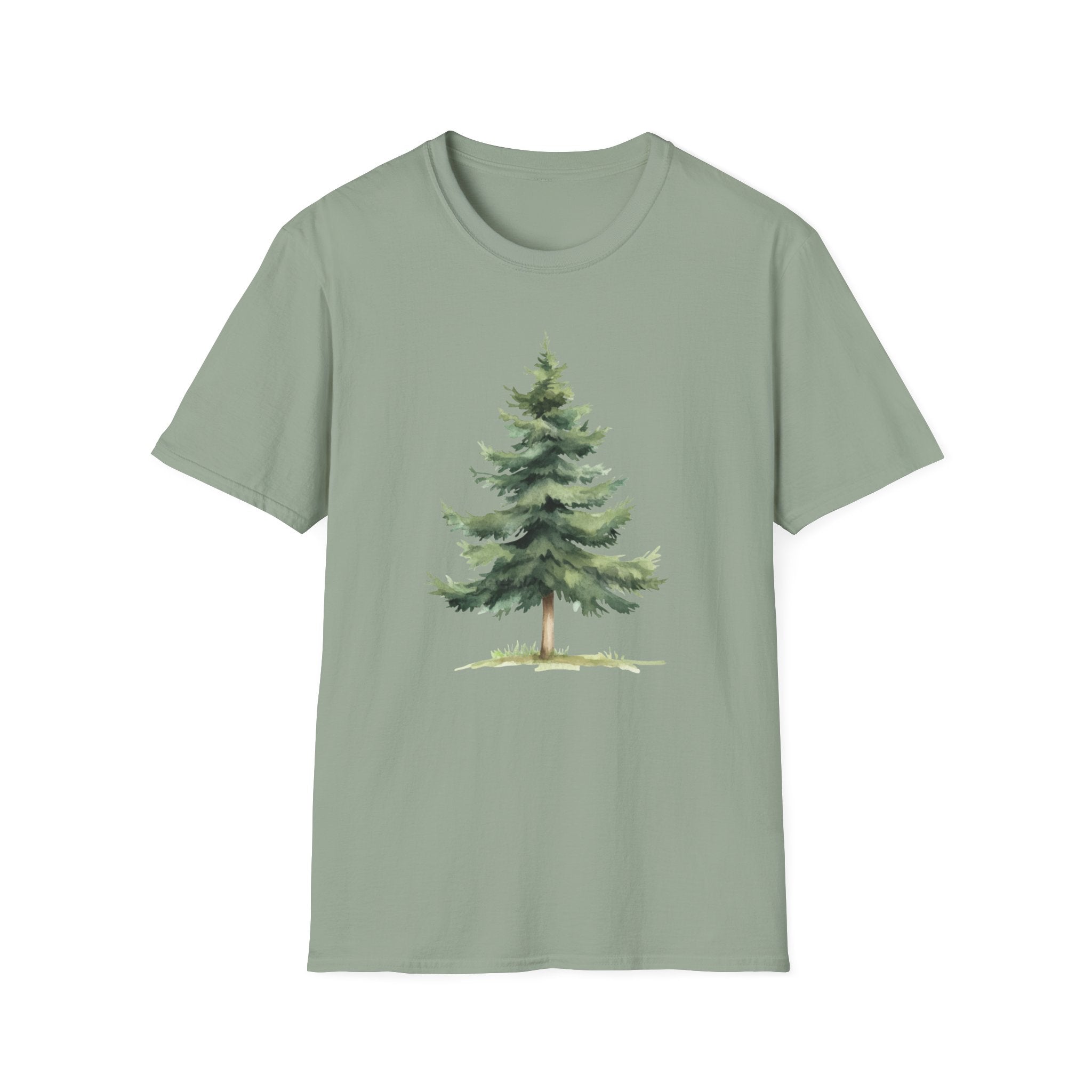 Pine Tree Watercolor T-Shirt