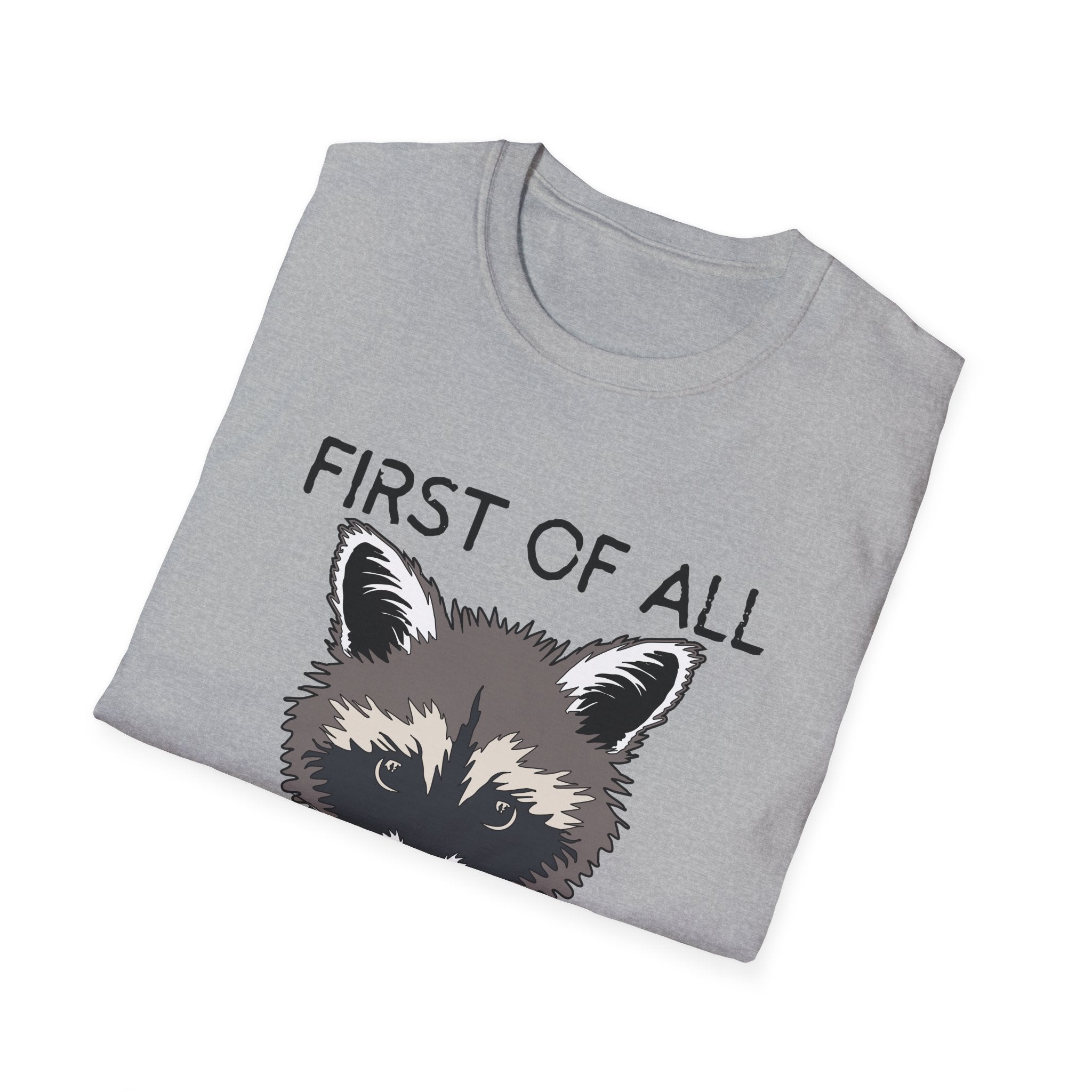 Raccoon 'First of All I'm a Delight' Graphic T-Shirt